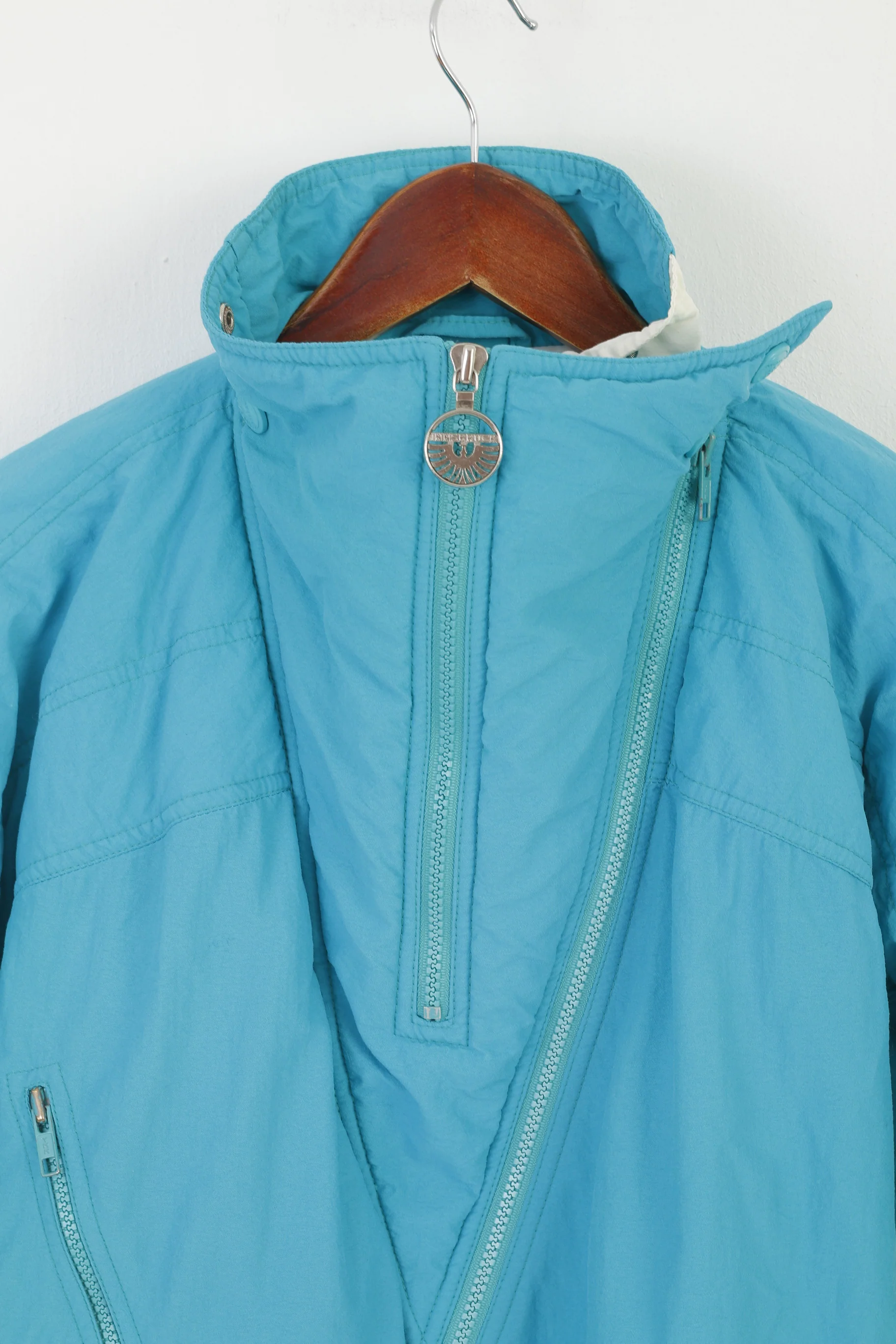 Innsbruck Women 12 40 S Ski Suit Turquoise One Piece Vintage Outdoor Snowsuit - Image 2