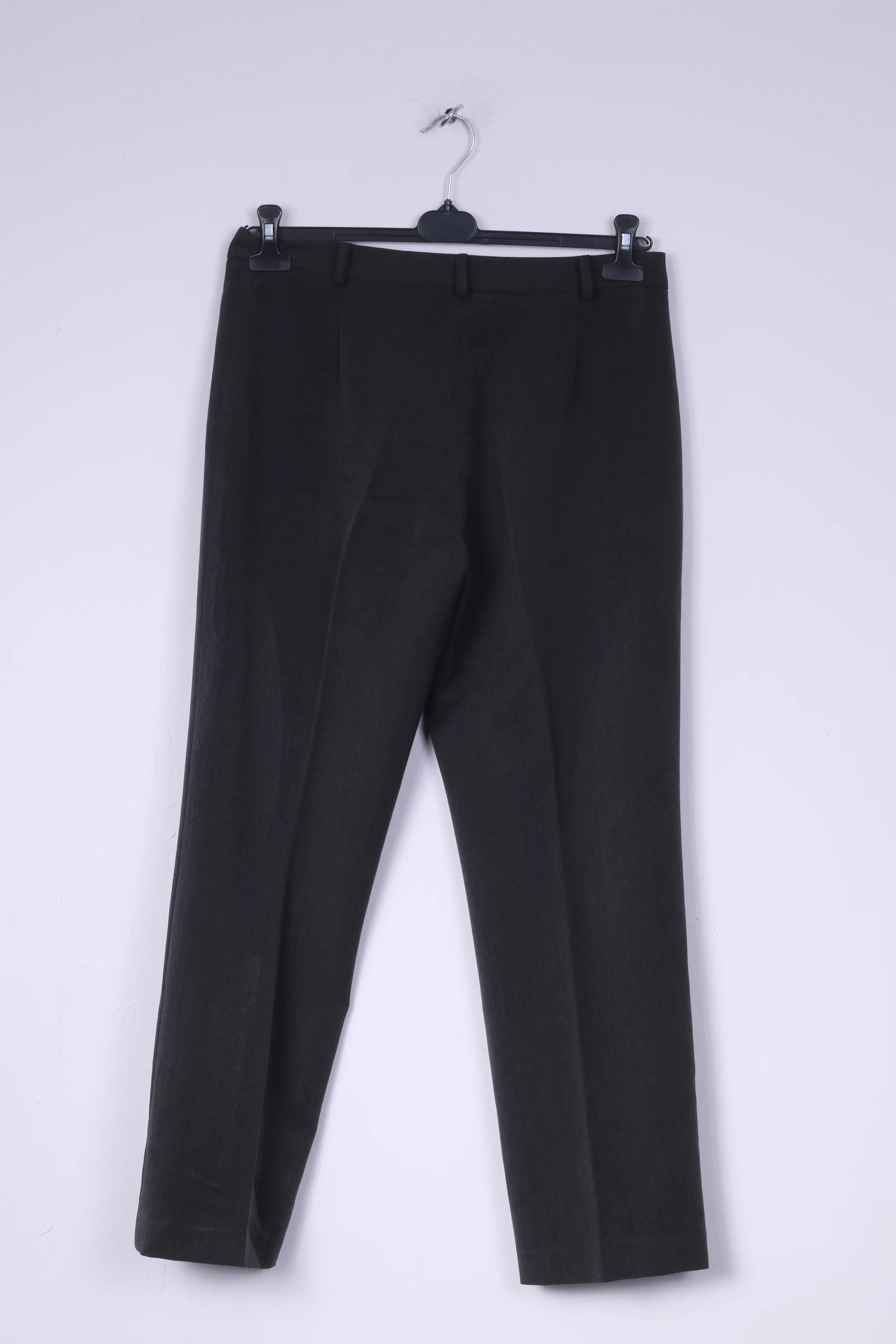 Italy Womens M Trousers Suit Pants Elagant Grey - Image 4