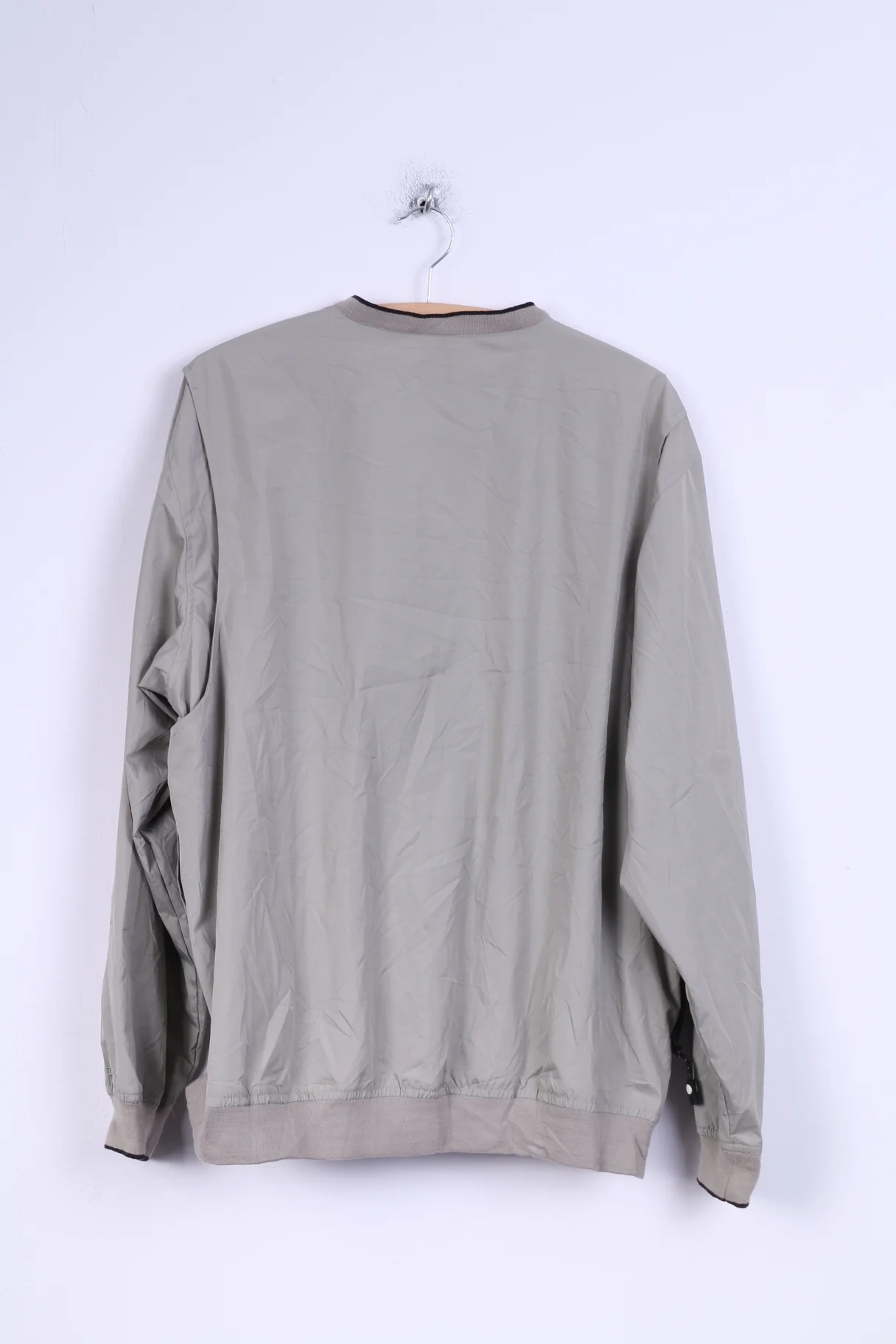 IZOD Mens L Jacket Taupe V Neck Sport - Image 6