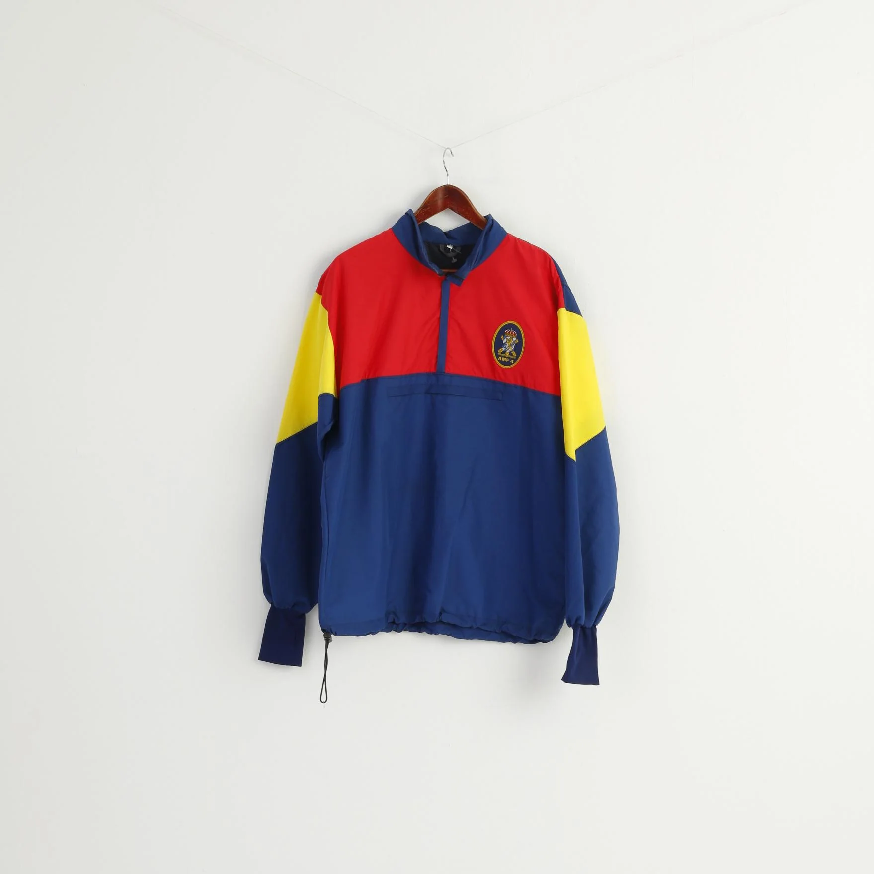 AMF 4 Men XXL Pullover Jacket Navy Alvsborgs Amfibergemente Kangaroo Pocket Top