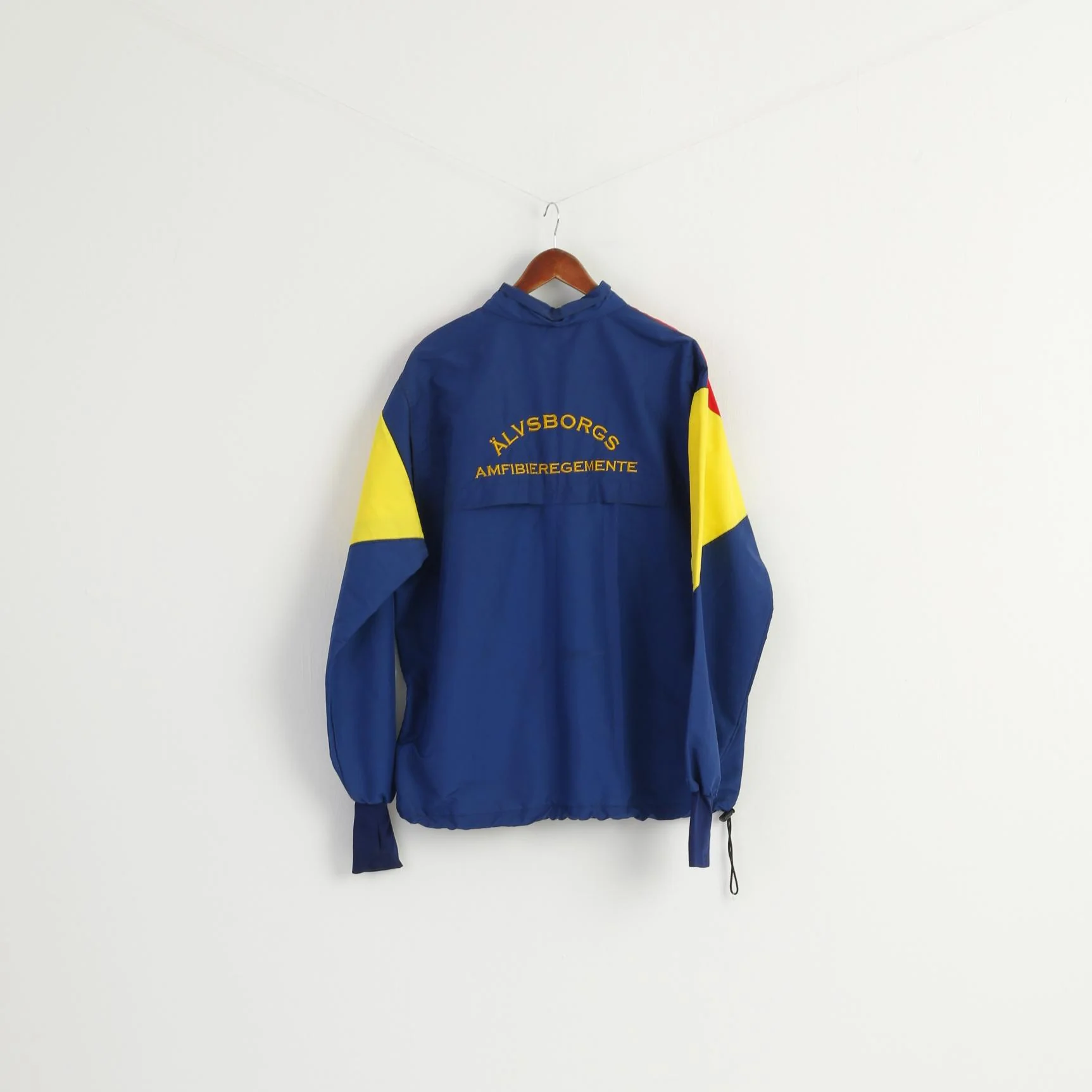 AMF 4 Men XXL Pullover Jacket Navy Alvsborgs Amfibergemente Kangaroo Pocket Top - Image 7