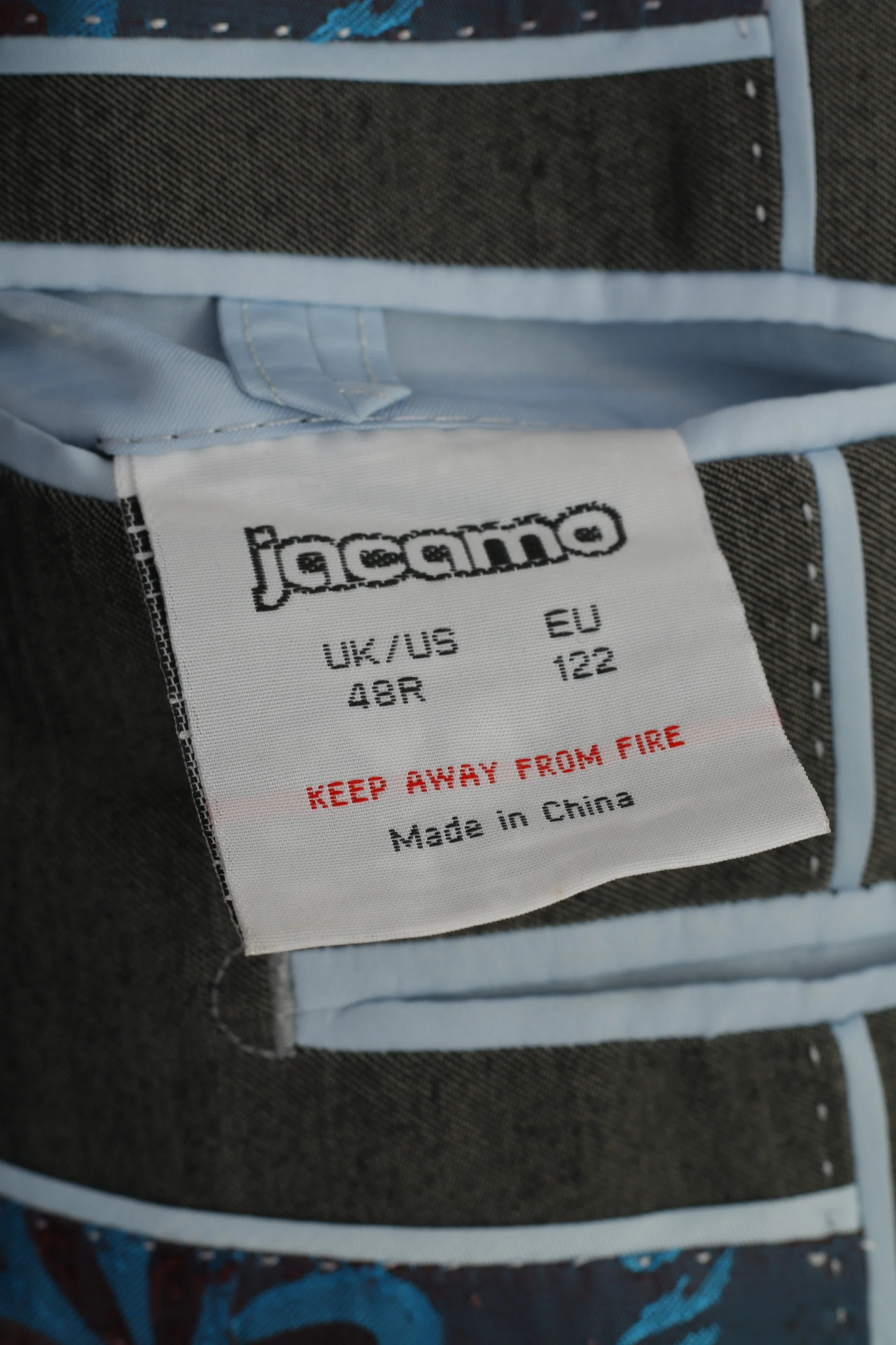 Jacamo Men 48 Blazer Grey Elegant Classic Jacket - Image 5