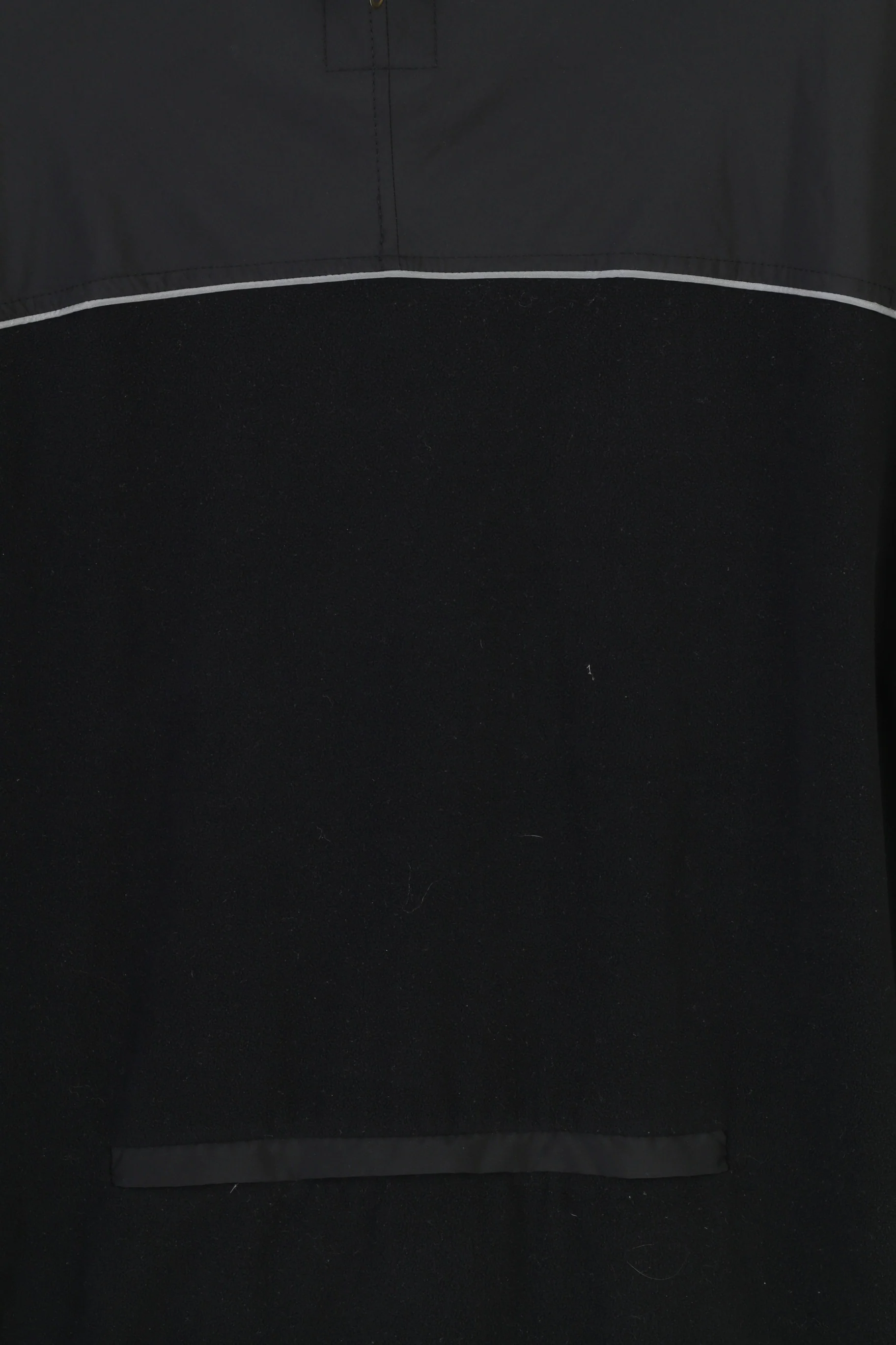 Jack Wolfskin Men XL Jacket Black Full Zipper Collar Back Fleece Vintage Sport Top - Image 7
