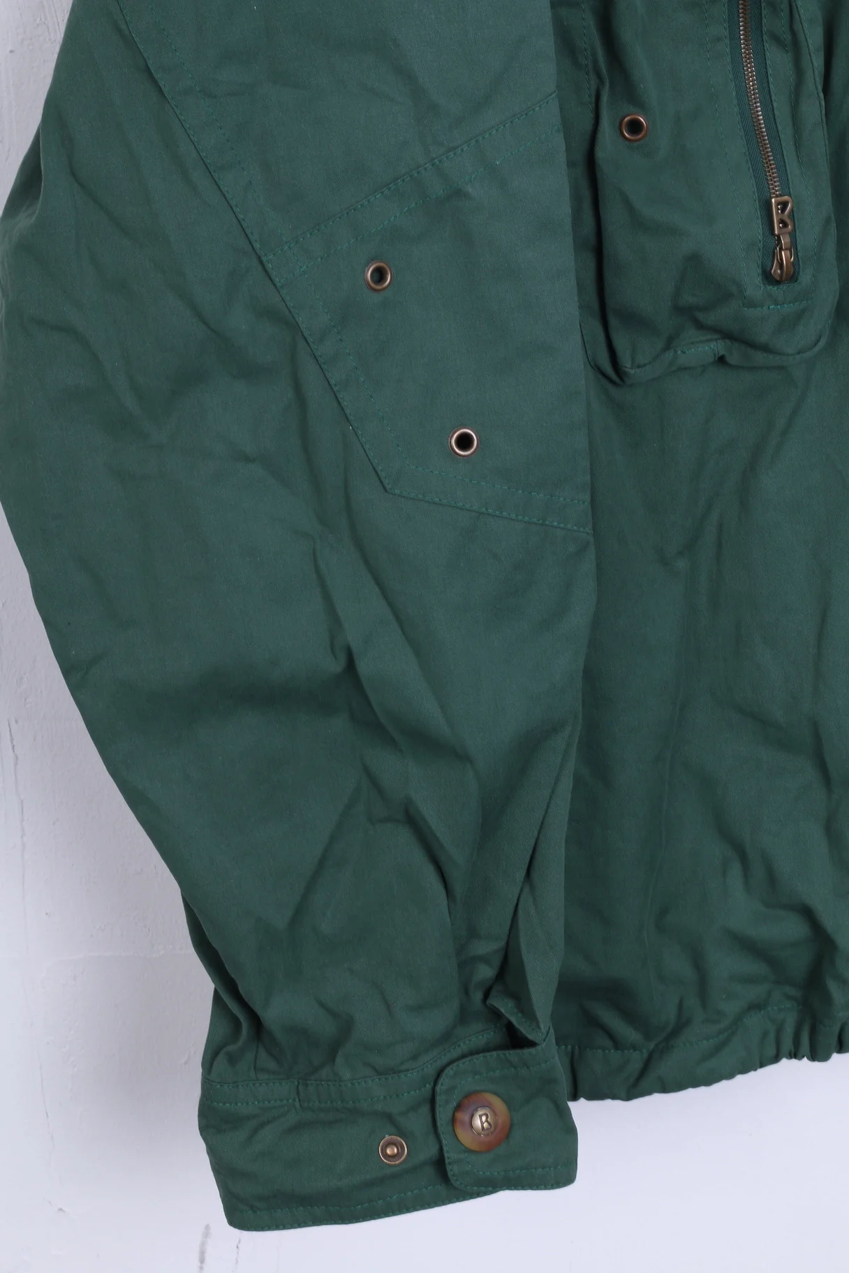 Vintage Mens XL Jacket Hood Green Parka - Image 2