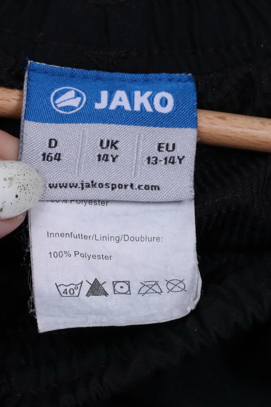 Jako Boys 14 Age Sweatpants Black Sportswear Track Bottoms #9 Sport - Image 4