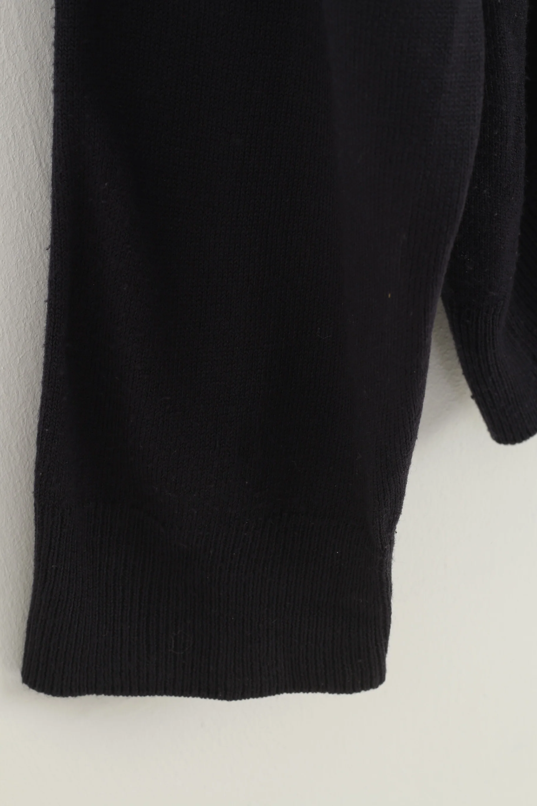 James Pringle Men L Jumper Navy V Neck Acrylic Classic Vintage Top - Image 3