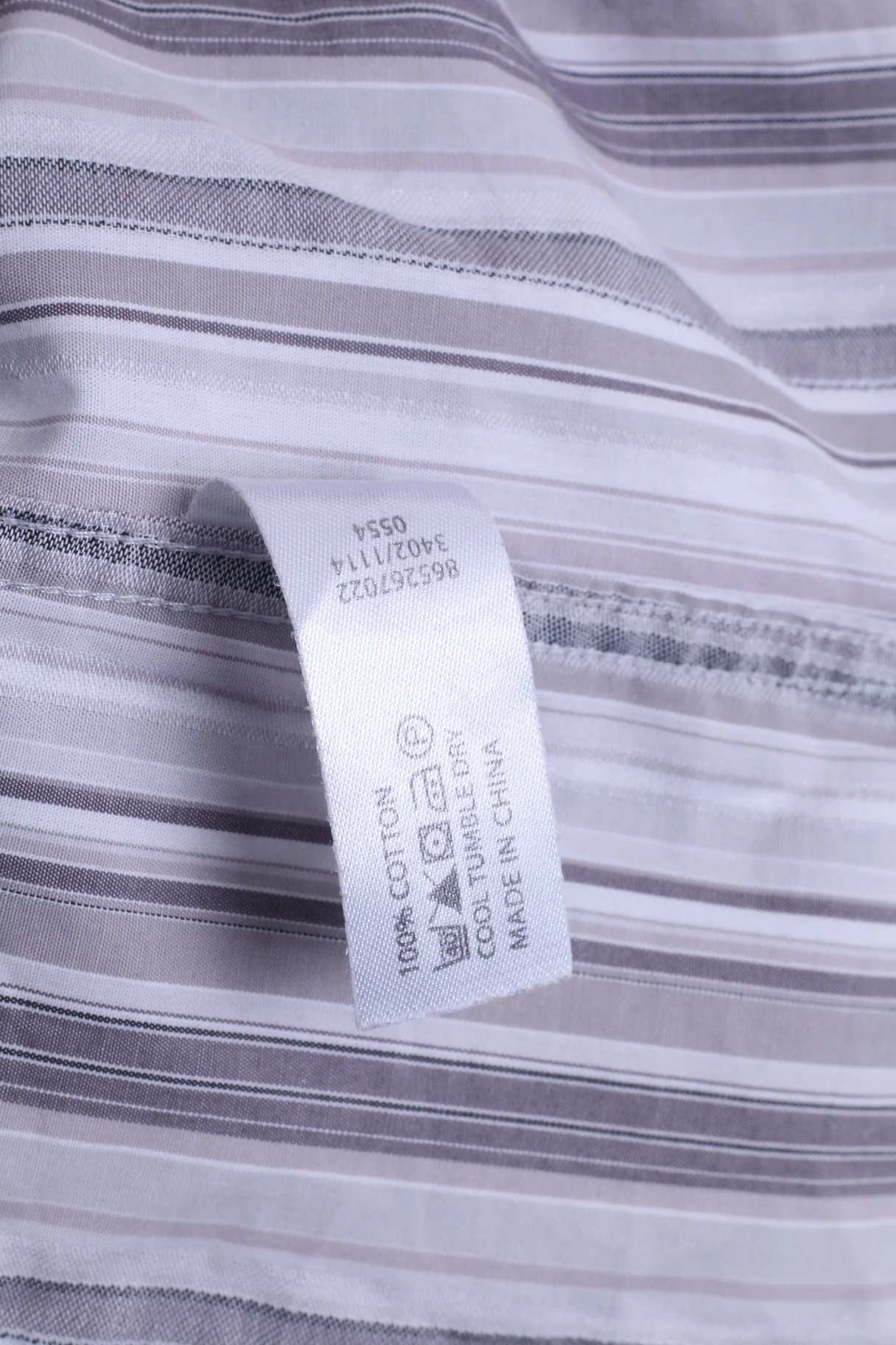 Jeff Banks London Mens L Casual Shirt Striped Cotton White - Image 6