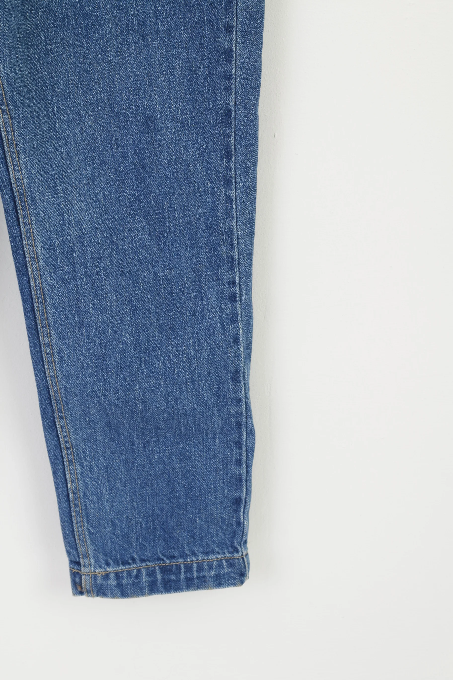 Jnby Women XS Dungarees Blue Denim Cotton Long Sleeve Button Up Overalls - Image 4