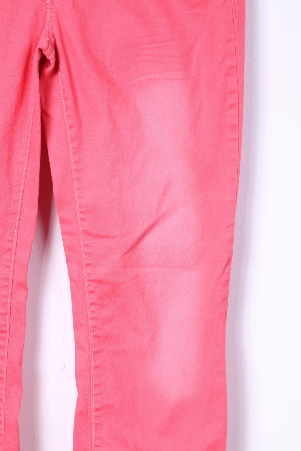 John Baner Jeanswear Womens 12 38 Trousers Pink Cotton Jeans Denim - Image 2