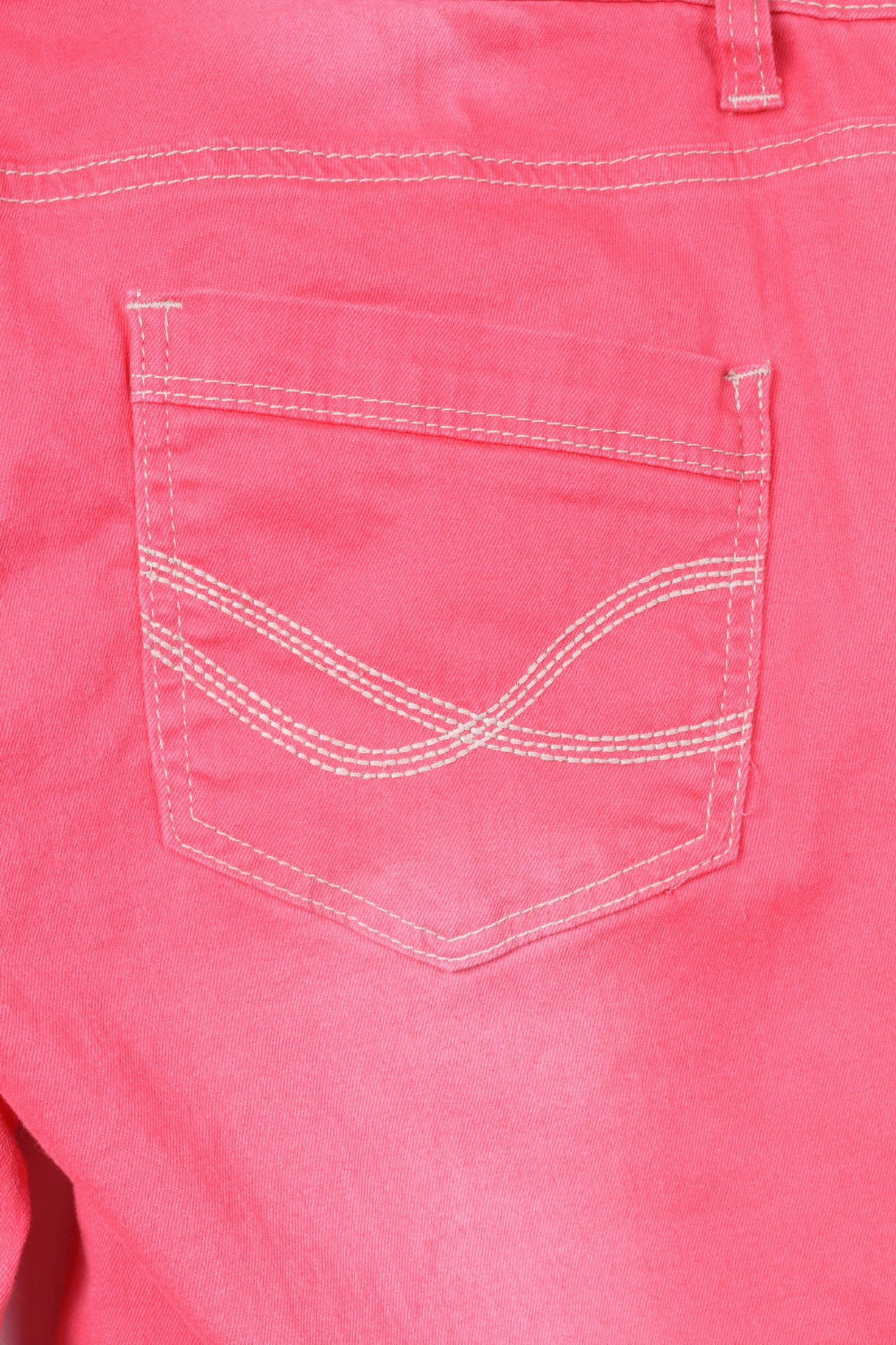 John Baner Jeanswear Womens 12 38 Trousers Pink Cotton Jeans Denim - Image 7