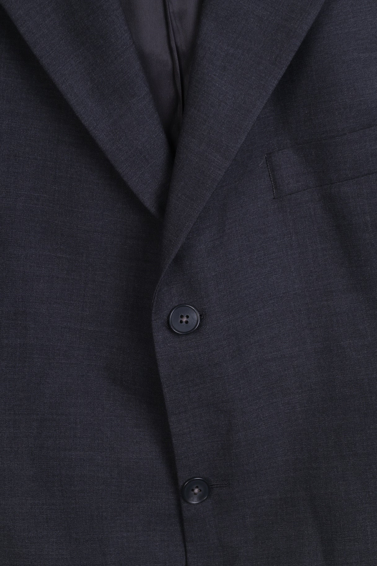 Jones Mens 44 XL Jacket Blazer Top Suit Grey Single Breasted Wool - Image 3