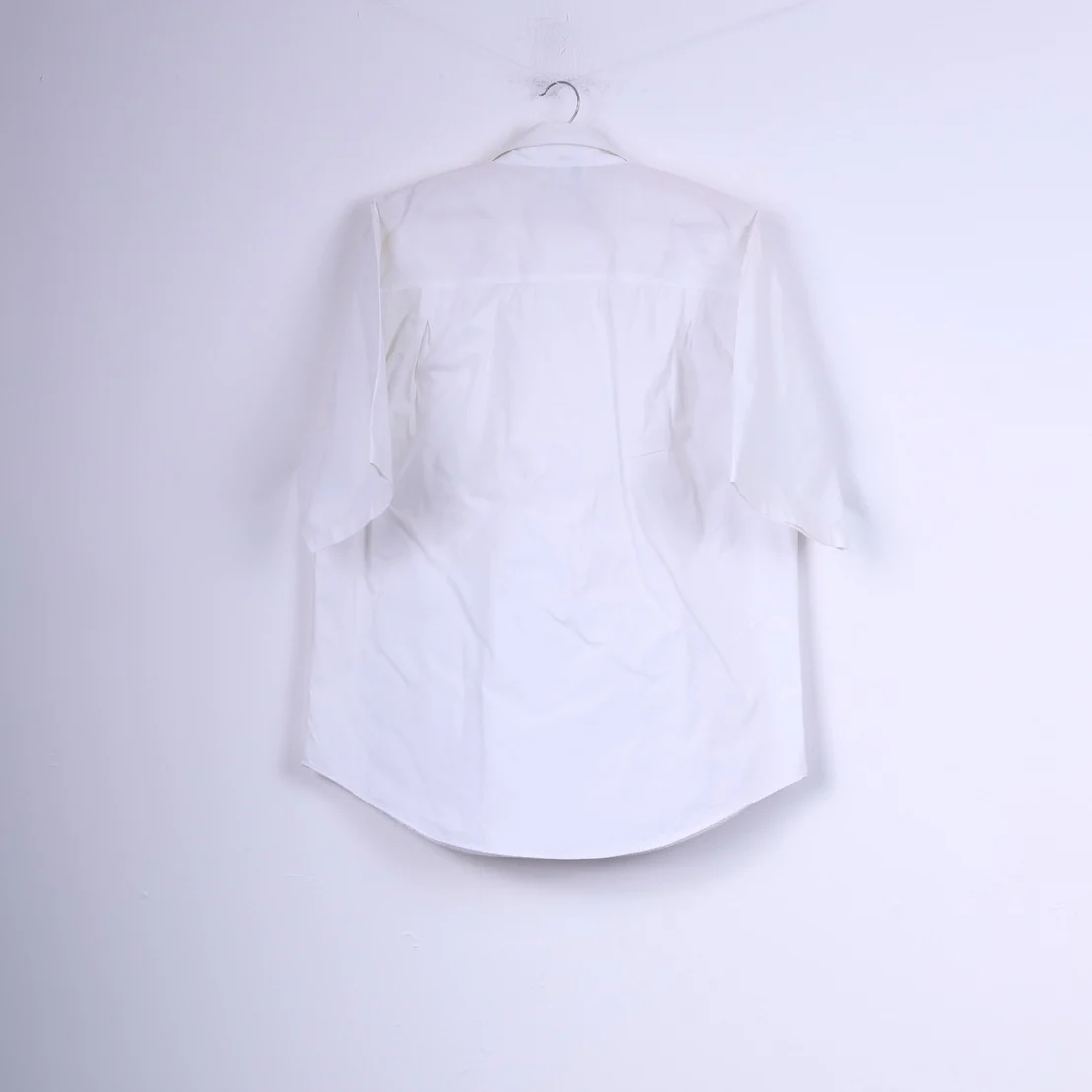 Jordache Jeanswear Mens S Casual Shirt White Short Sleeve Top Vintage - Image 5