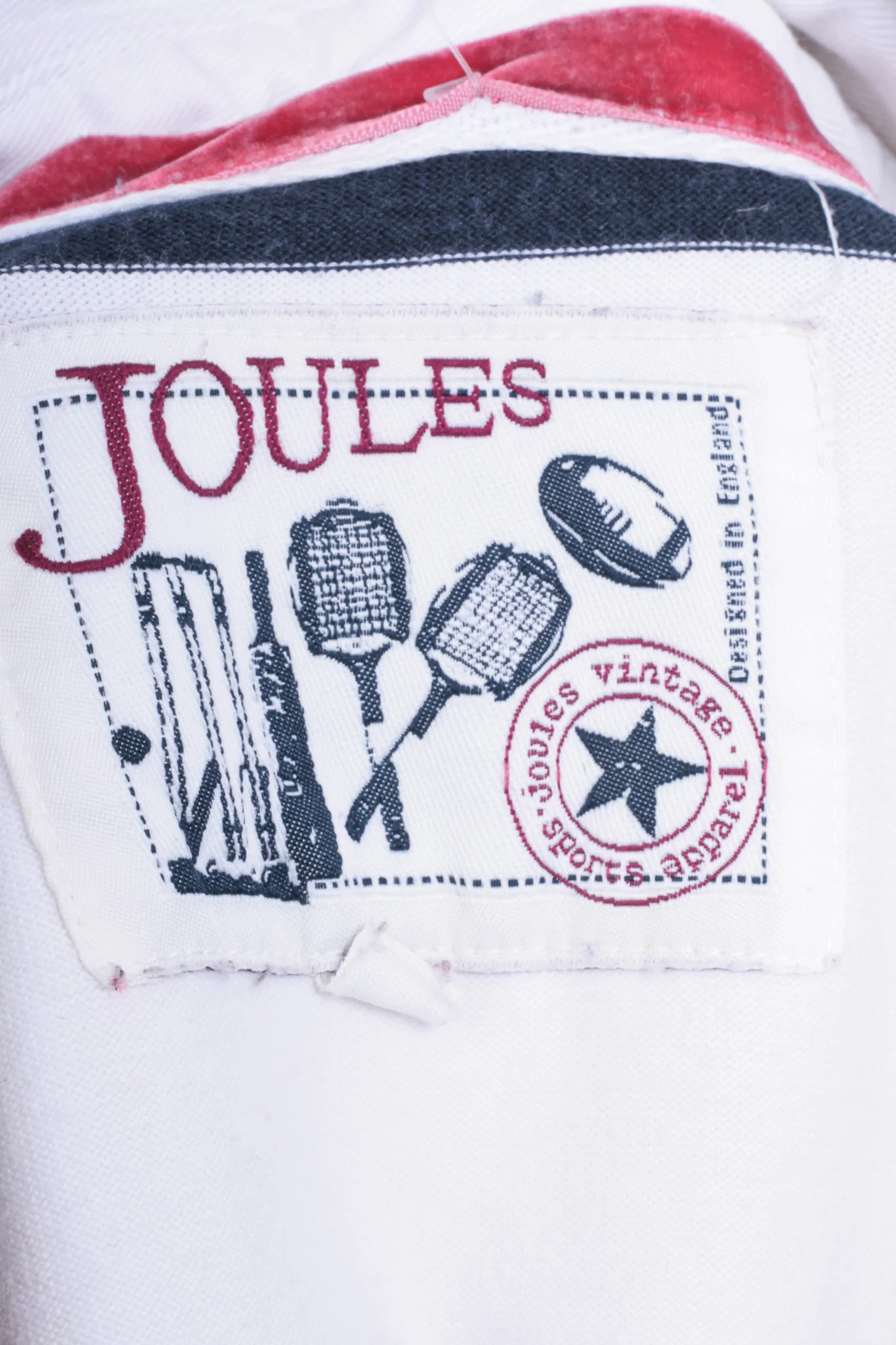 Joules Mens M Polo Shirt Rugby Club Striped Cotton - Image 4
