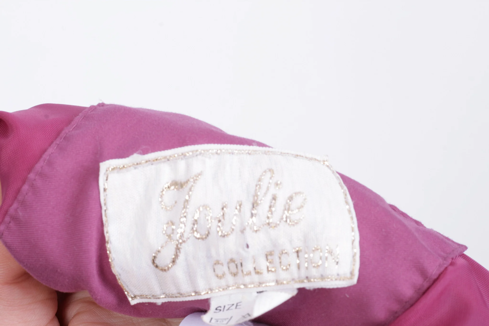 Joulie Collection Womens L Jacket Coat Raspberry Vintage 90s - Image 3