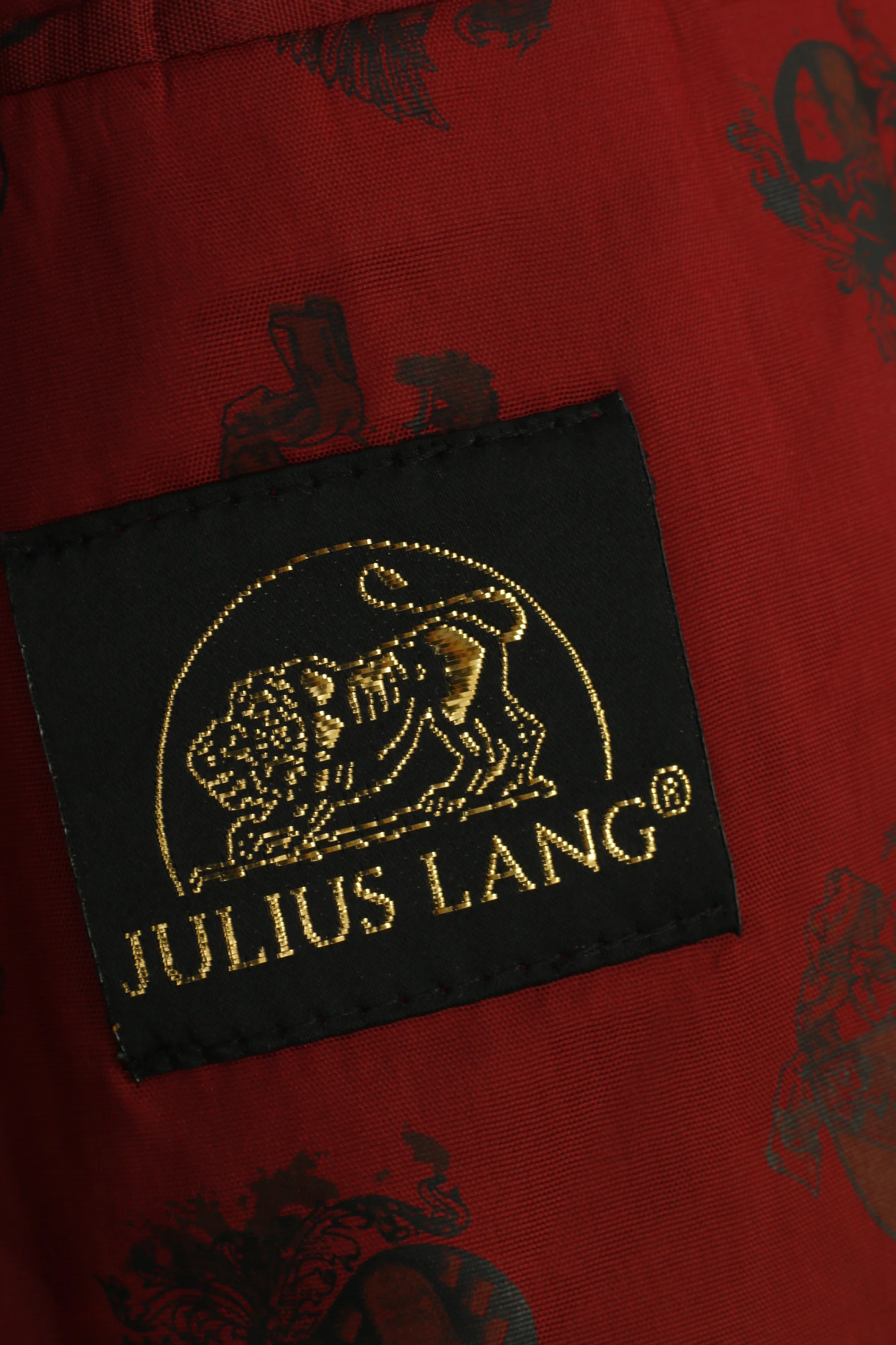 Julius Lang Men 28 58 Blazer Charcoal Bottoms Wool Embroidered Vintage Tiroler Loden Jacket - Image 7
