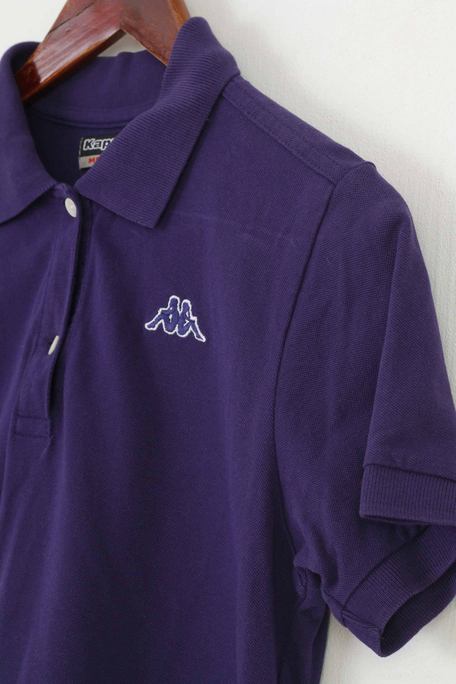 Kappa Boy 13 14 Age  Polo Shirt Purple Cotton Collar Bottoms Short Sleeve Top - Image 3