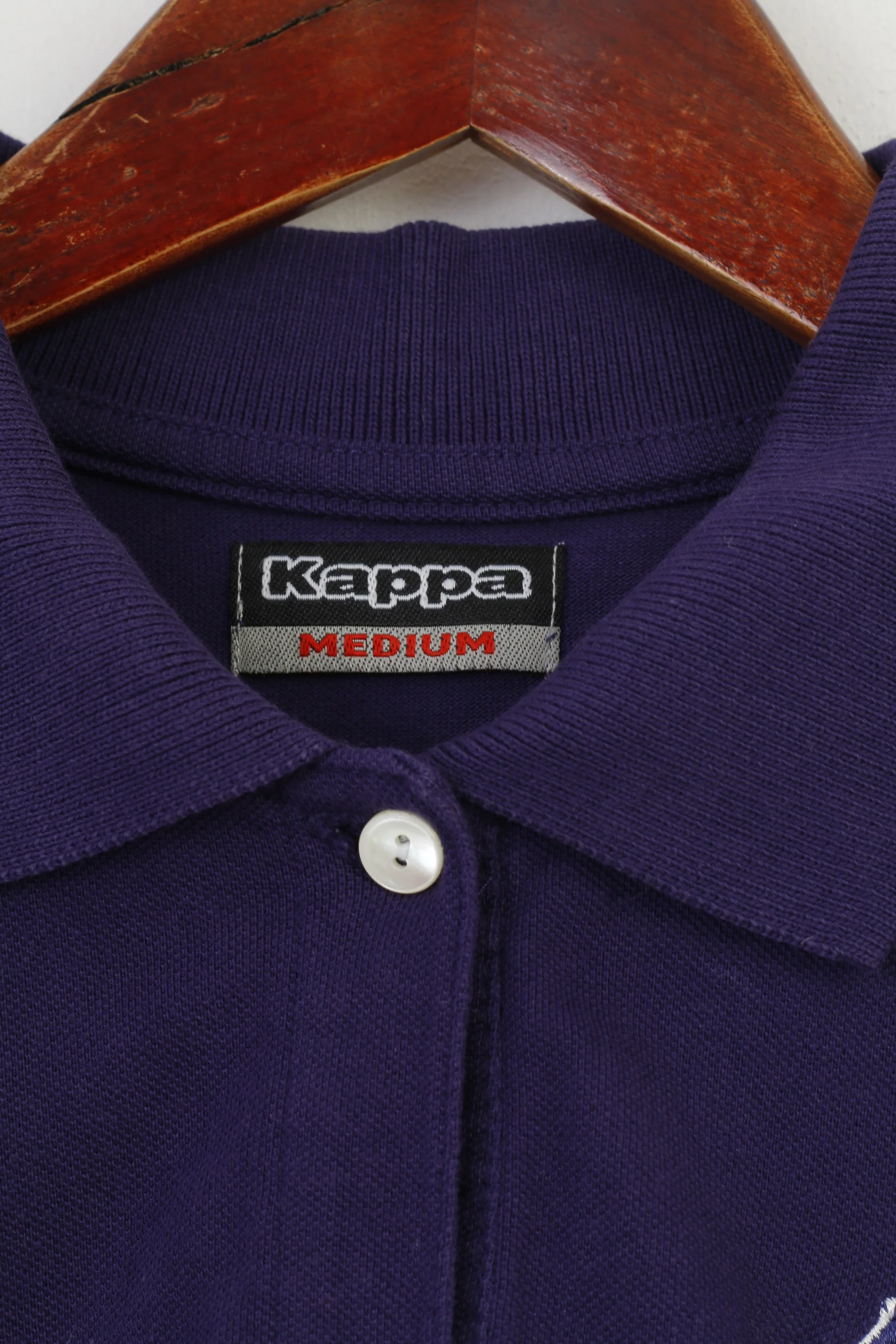Kappa Boy 13 14 Age  Polo Shirt Purple Cotton Collar Bottoms Short Sleeve Top - Image 4