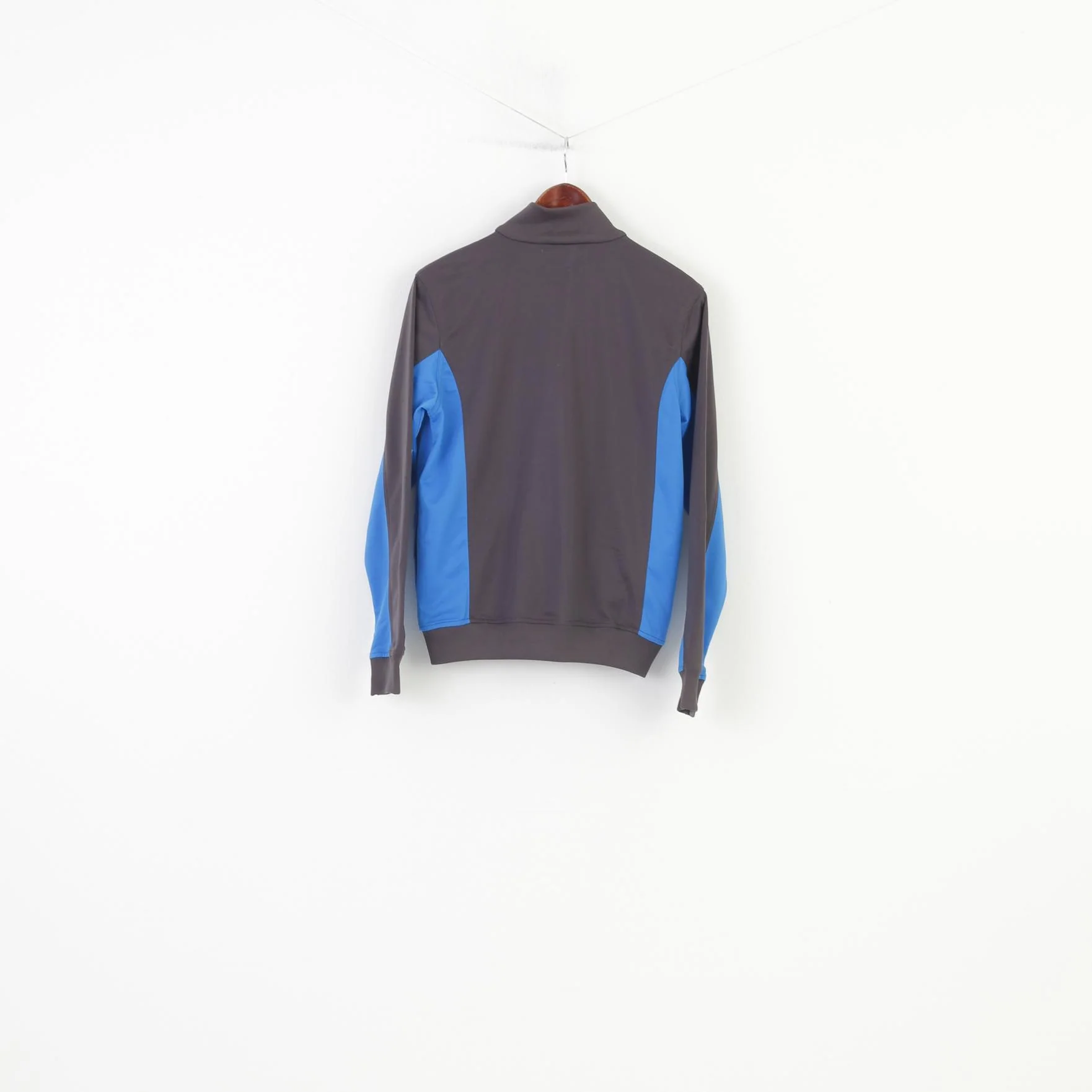 KAPPA  Boys XXXL 176cm Sweatshirt Grey Blue  Sportswear Training Zip Up Track Top - Image 7