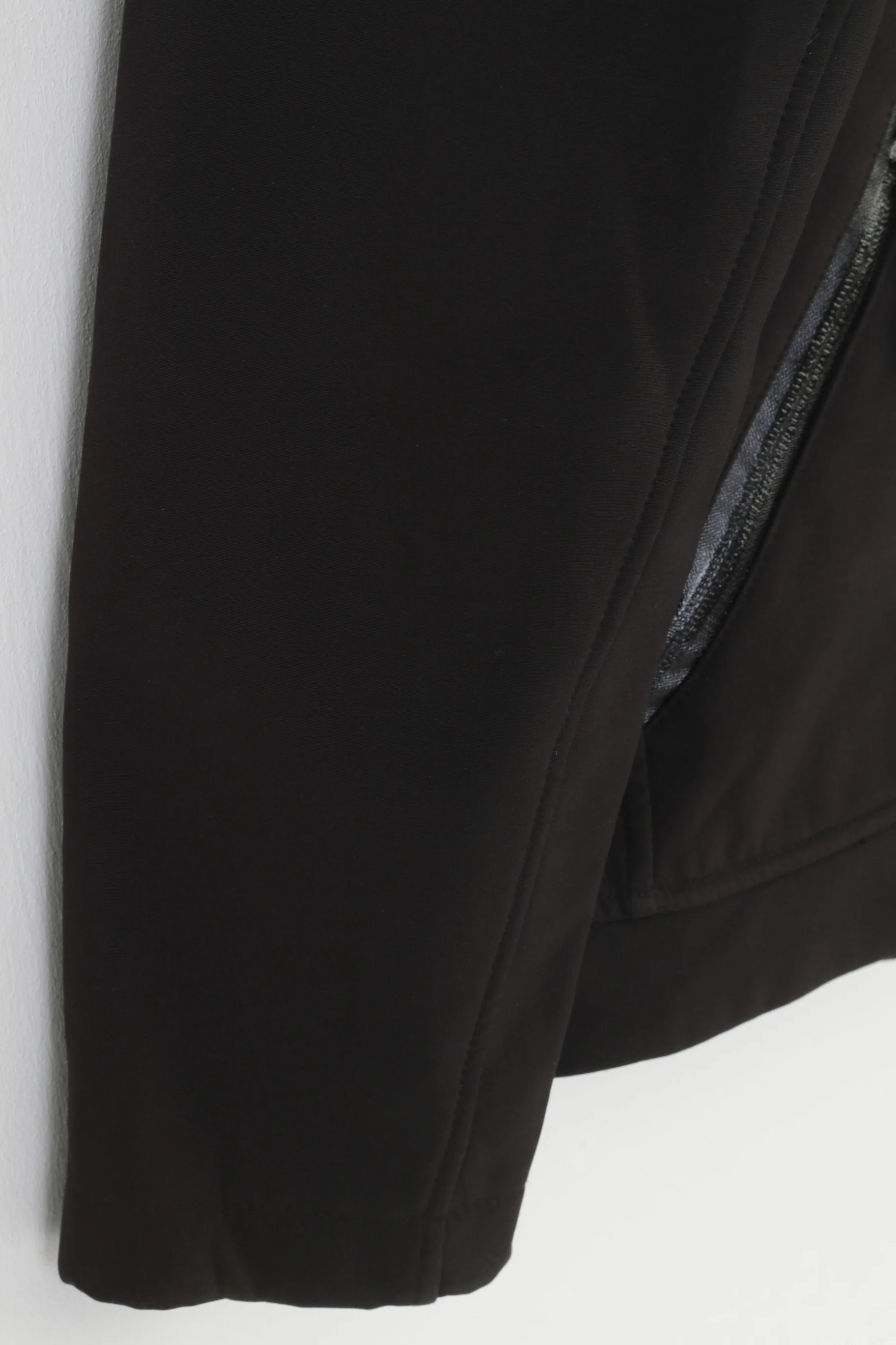 Kappa Woman XL Jacket Black Full Zipper Sport Hood Vintage Top - Image 3