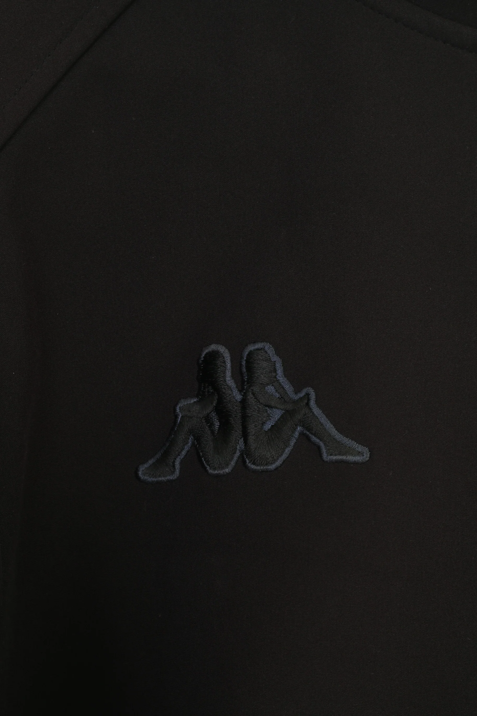Kappa Woman XL Jacket Black Full Zipper Sport Hood Vintage Top - Image 4