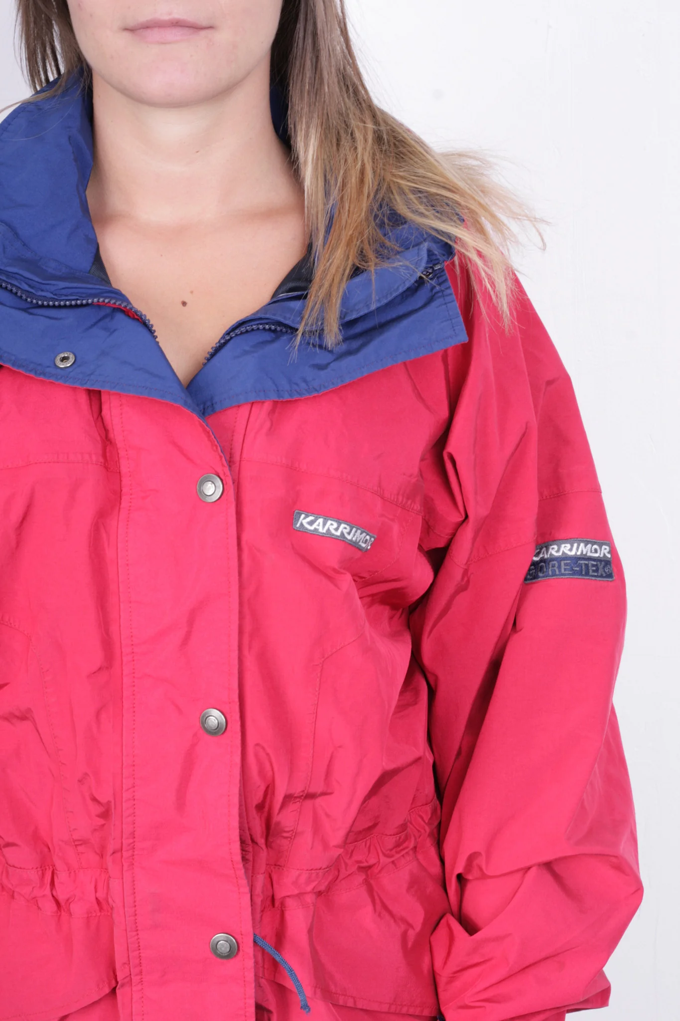 Karrimor Western Isles Womens 12 M/L Jacket Gore-Tex Hood Red Waterproof - Image 3