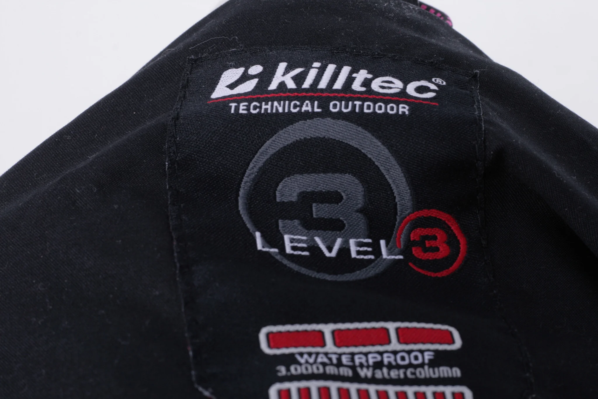 Killtec Womens L 14 Jacket Hood Full Zipper Black Waterproof - Image 4