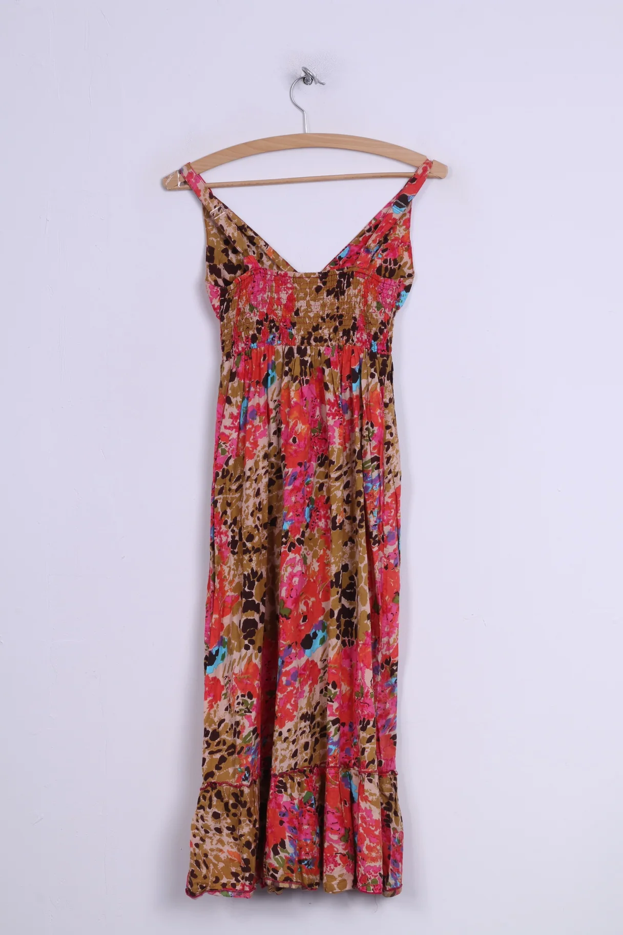 Kylie Girls 11Yrs/146cm Tank Top Dress Midi Flower Printed Cotton Summer - Image 5