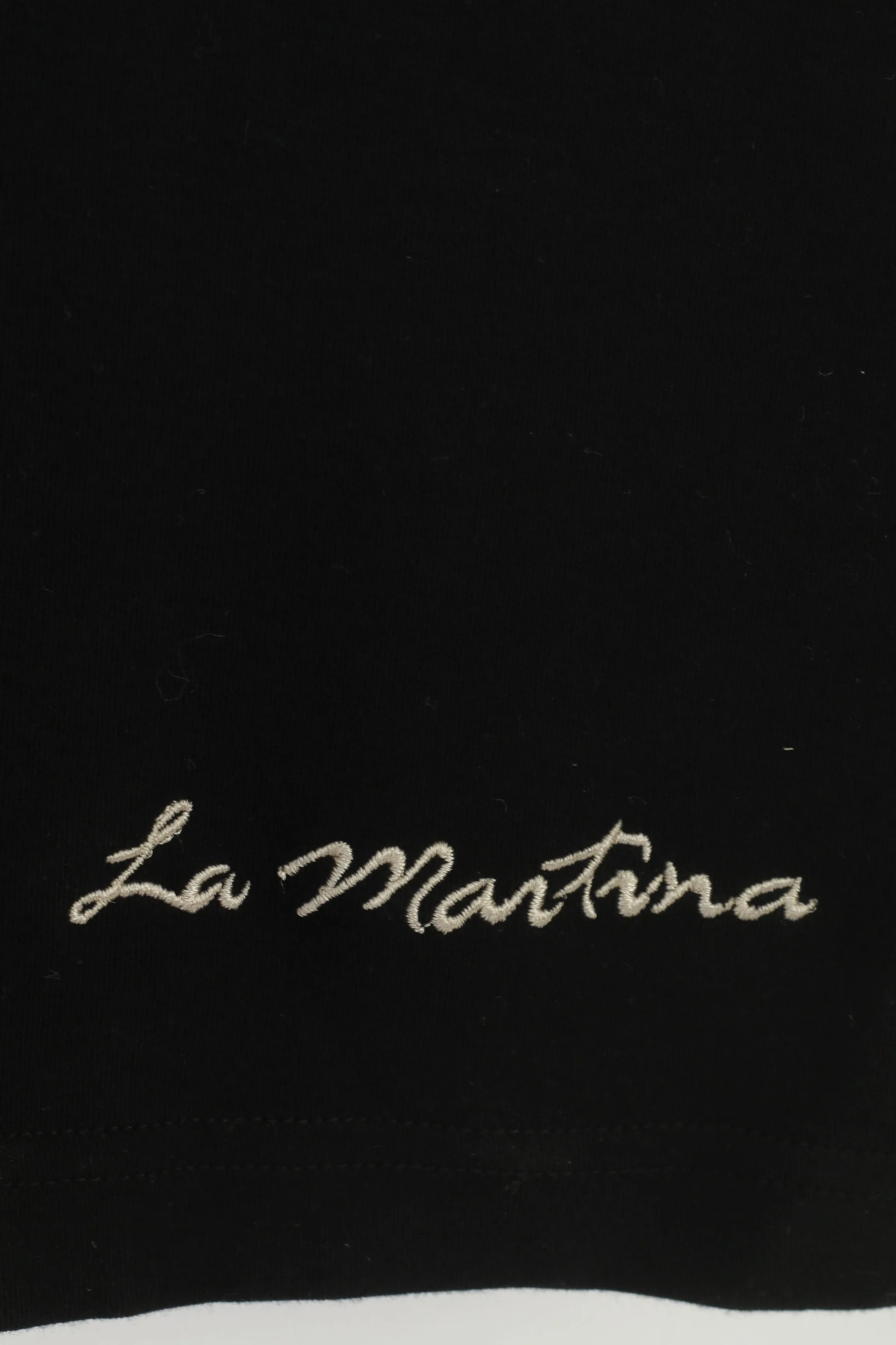 La Martina Men 3XL Polo Shirt Short Sleeve Sport Black Collar Vintage Top - Image 4