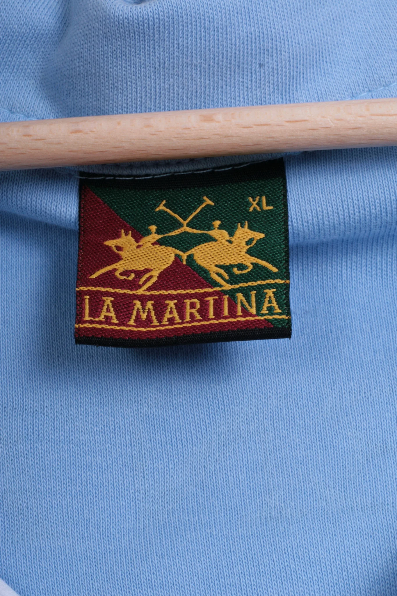 La Martina Men XL Polo Shirt Short Sleeve Blue Buenos Aires Cotton Argentina - Image 6