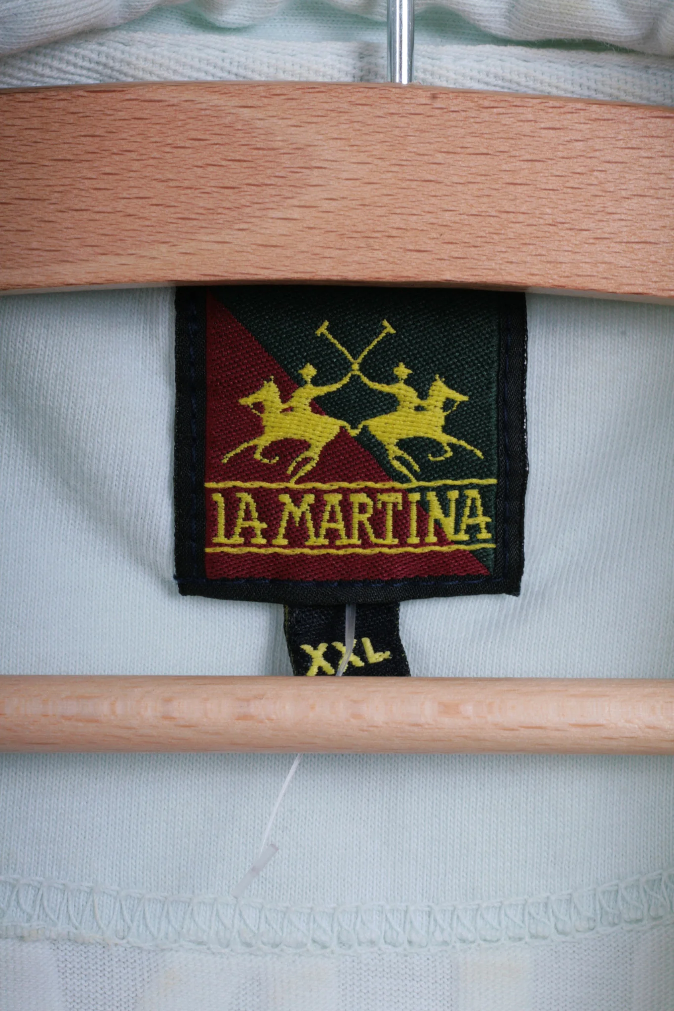 La Martina Mens 2XL Polo Shirt Australia Mint Cotton Top - Image 5
