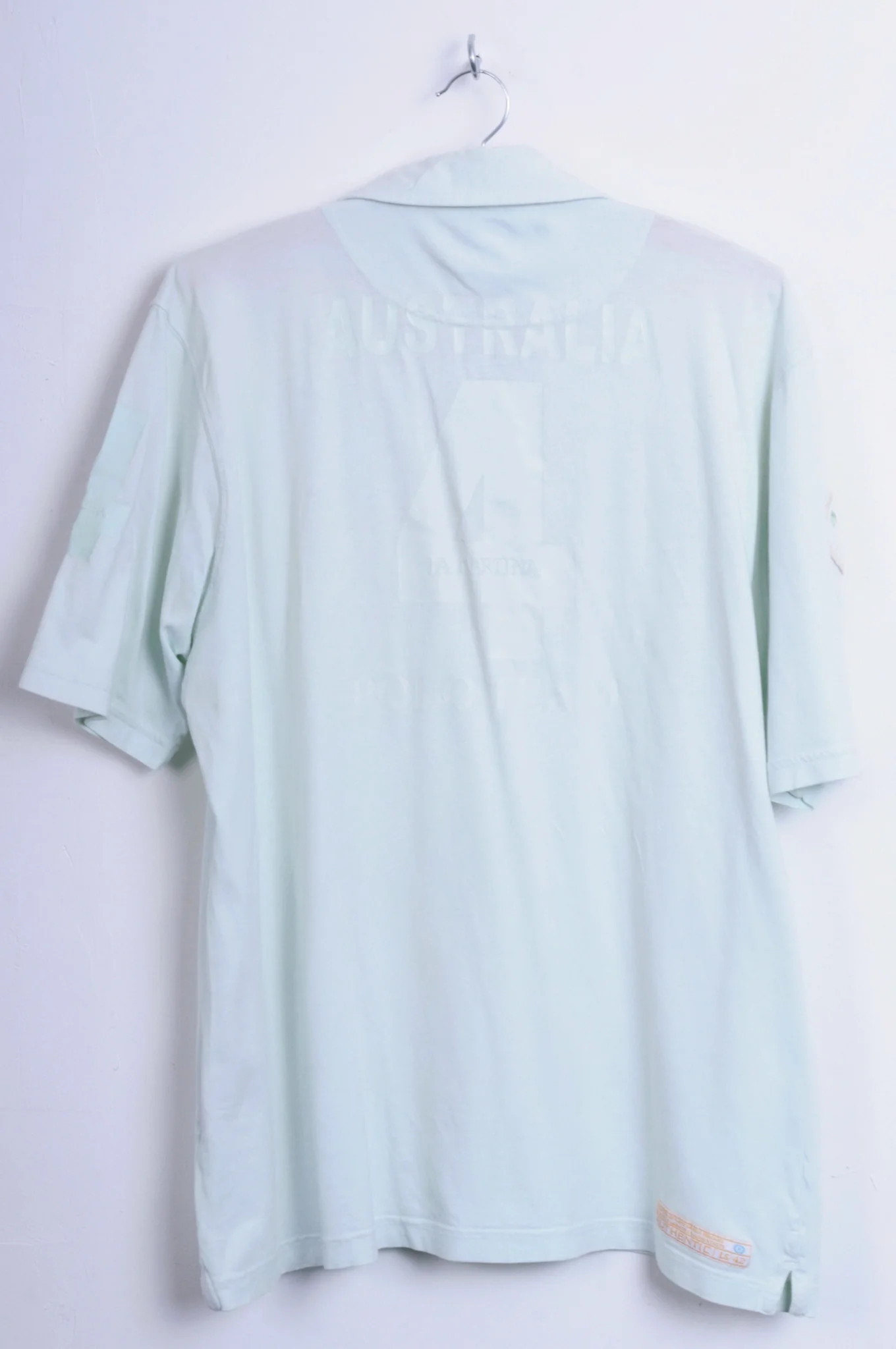 La Martina Mens 2XL Polo Shirt Australia Mint Cotton Top - Image 6