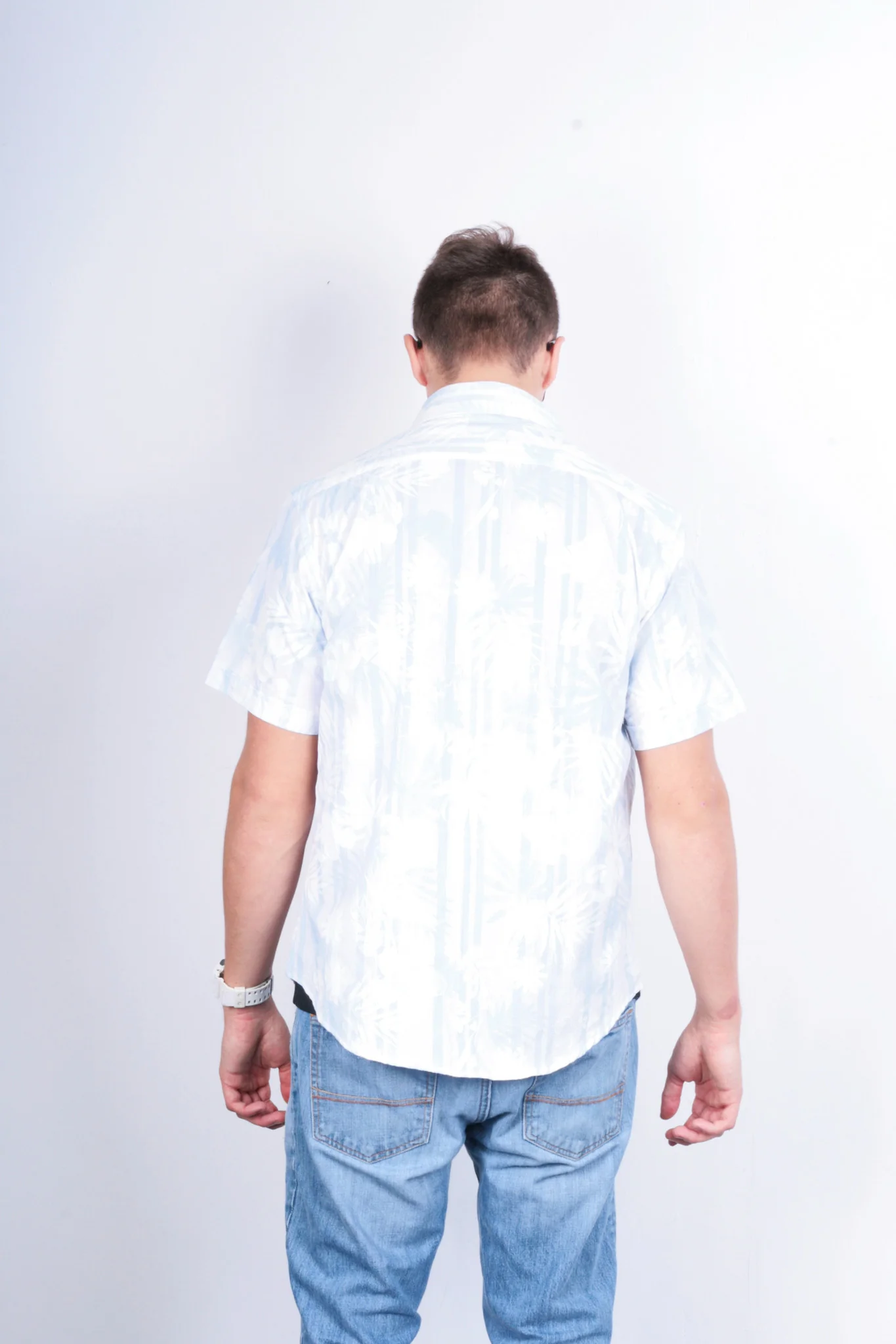 La Martina Mens L Casual Shirt White Cotton Short Sleeve Buenos Aires - Image 5