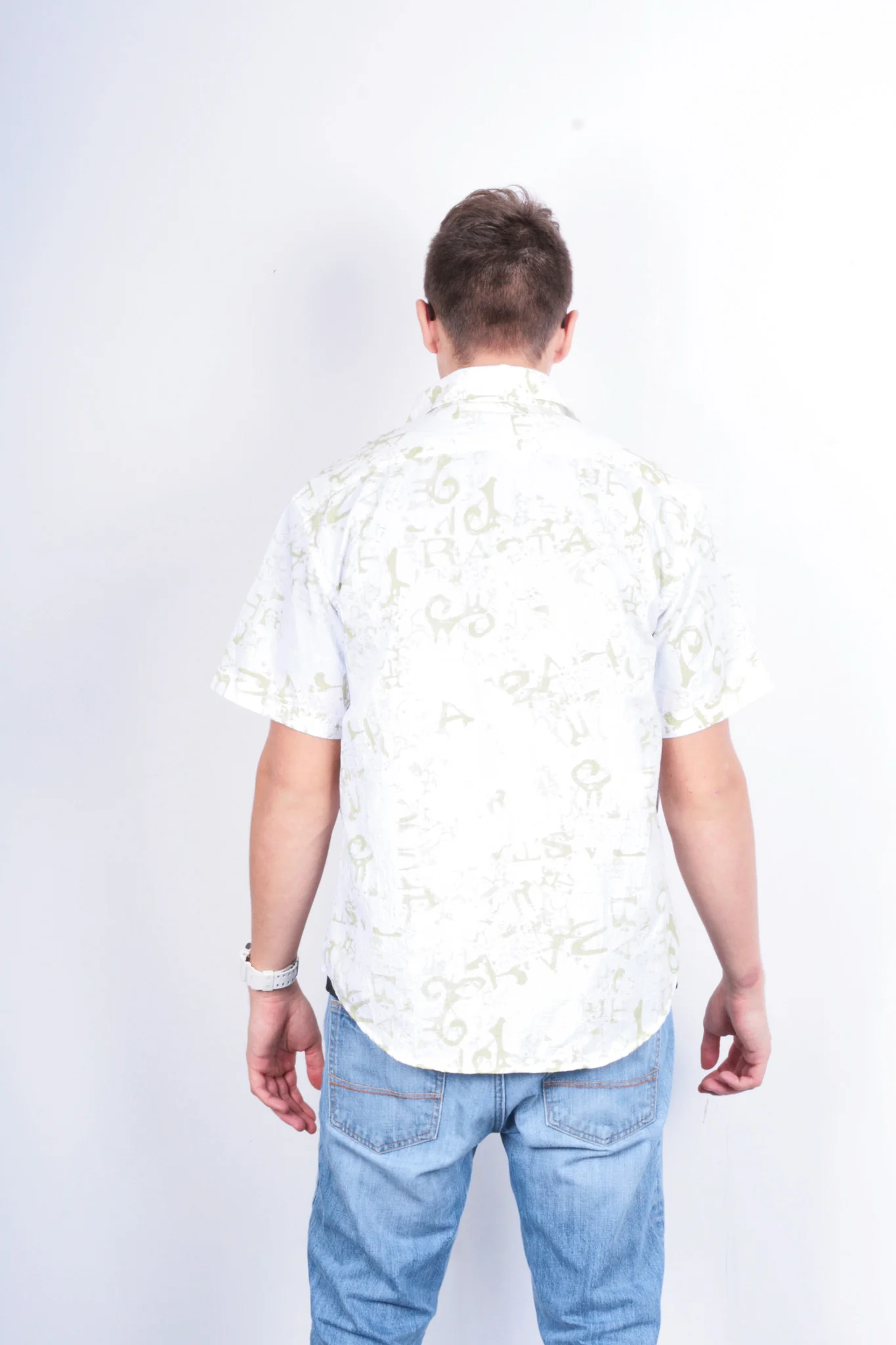 La Martina Mens XL Casual Shirt White Buenos Aires Cotton Short Sleeve - Image 6