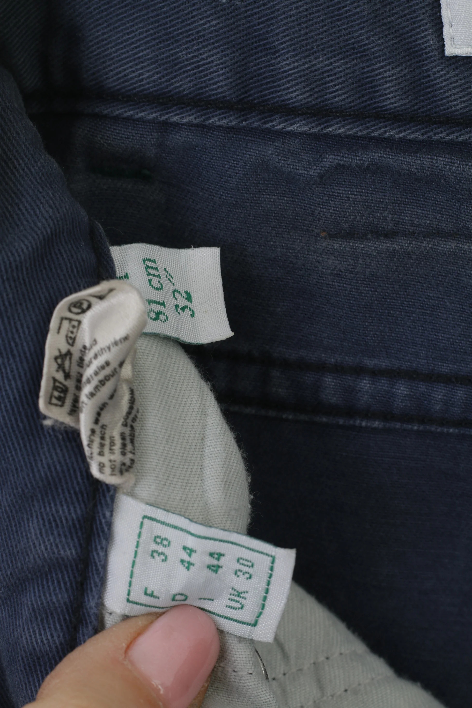 Lacoste Men 30 38 Trousers Blue Cotton Straight Leg Comfort Classic Pants - Image 4