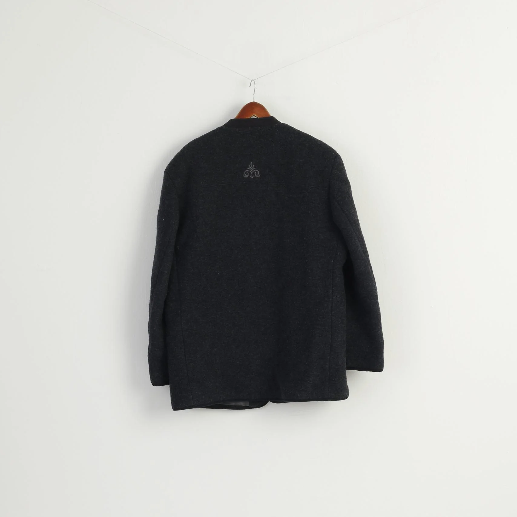 Landhaus C&A Men 60 3XL Jacket Navy Tyrol Trachten Vintage Buttoned Top - Image 8