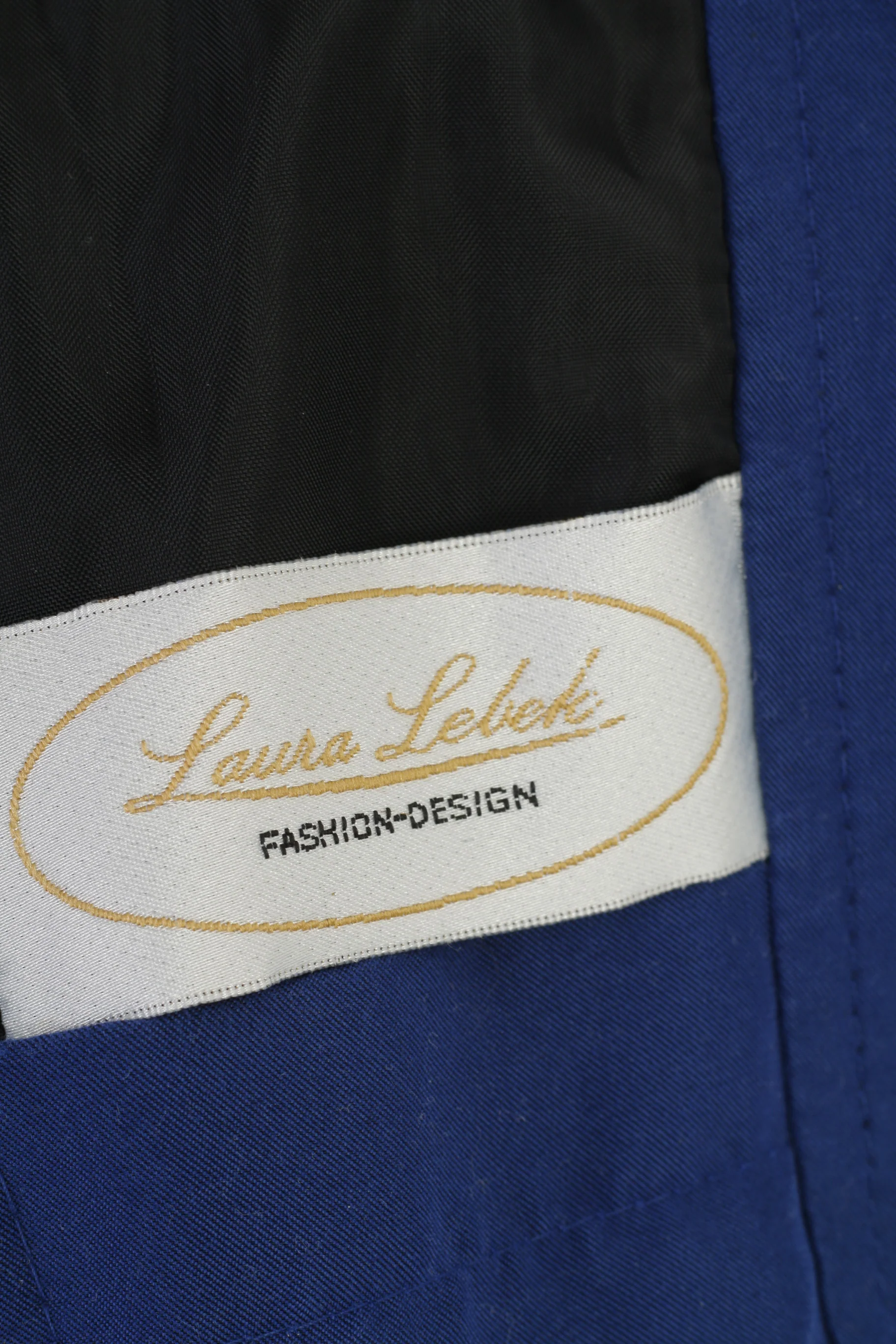 Laura Lebek Woman 44 XL Jacket Blue Full Zipper Gore-Tex Padded Hood Vintage Top - Image 6