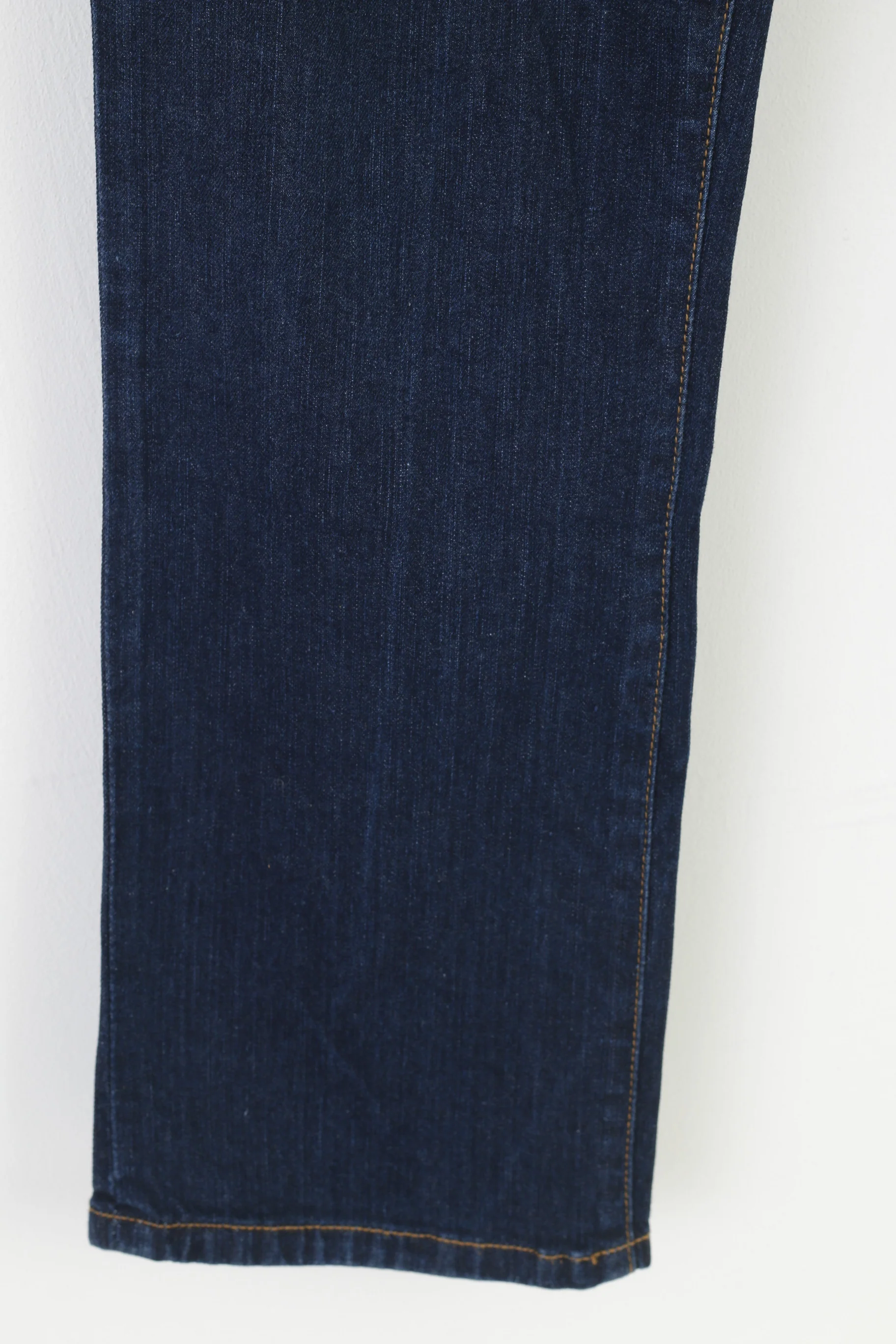 Lauren Jeans Co. Women 6 Trousers Navy Classic Staight Leg Denim Cotton Premium Vintage Pants - Image 3