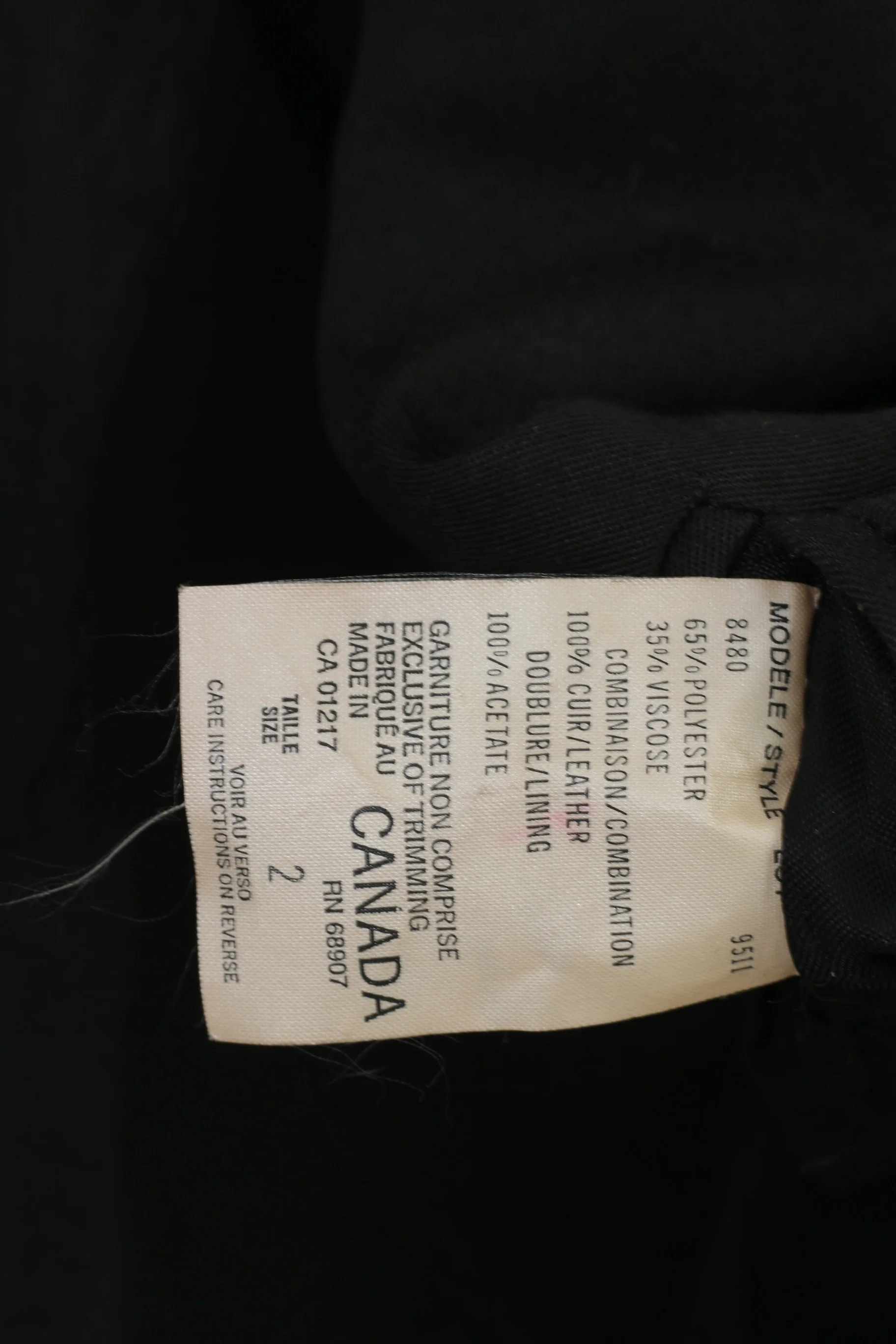 Le Chateau Woman 2 S Jacket Bottoms Made in Canada Shoulder Pads Vintage Top - Image 7