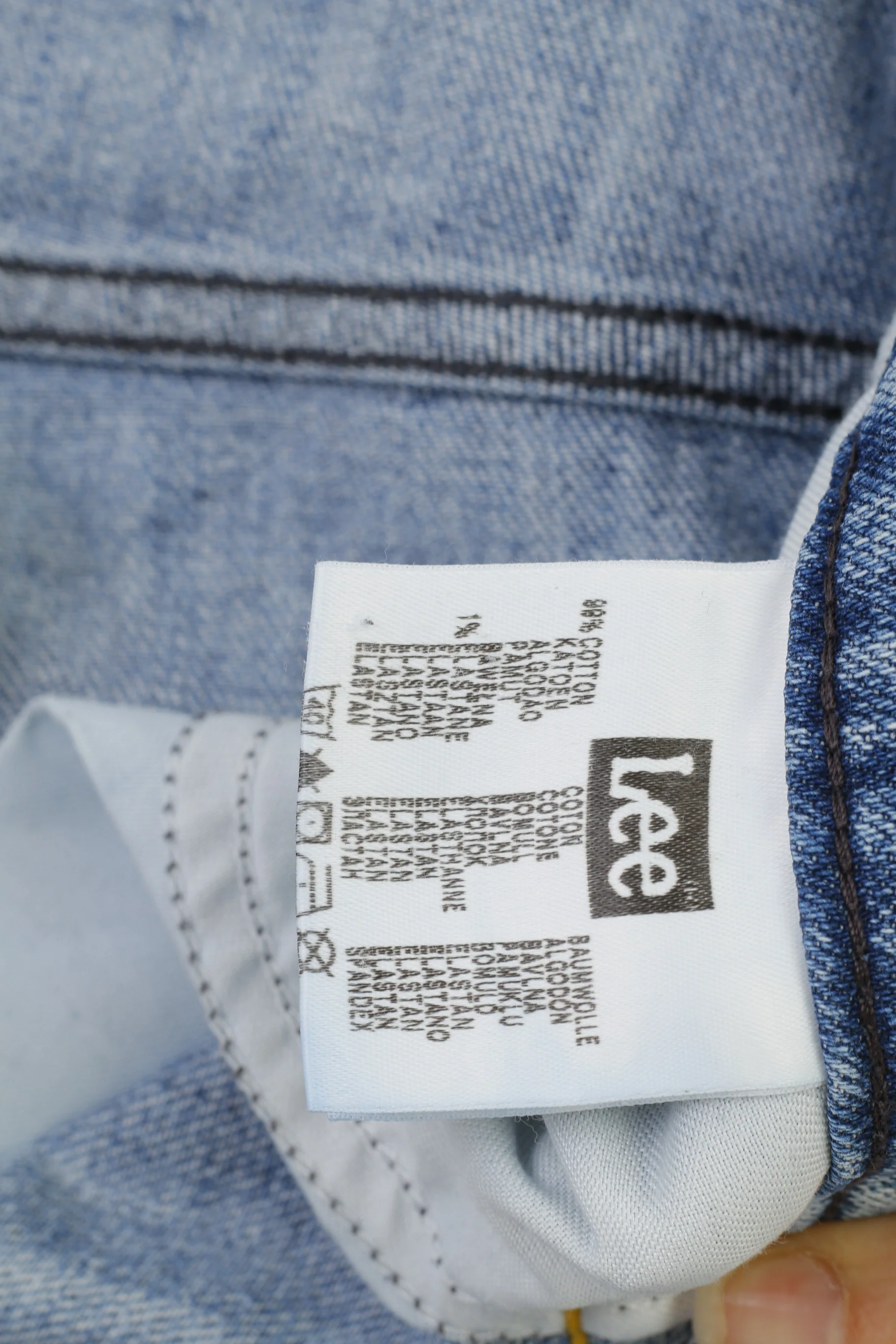 Lee Boys 15 Age Trousers Jeans Blue Cotton Casual Washed Look Vintage Top - Image 4