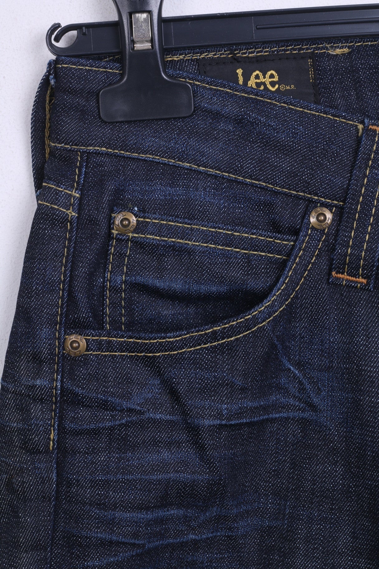 Lee Womens Trousers W28 L33 Denim Jeans Cotton Navy - Image 2