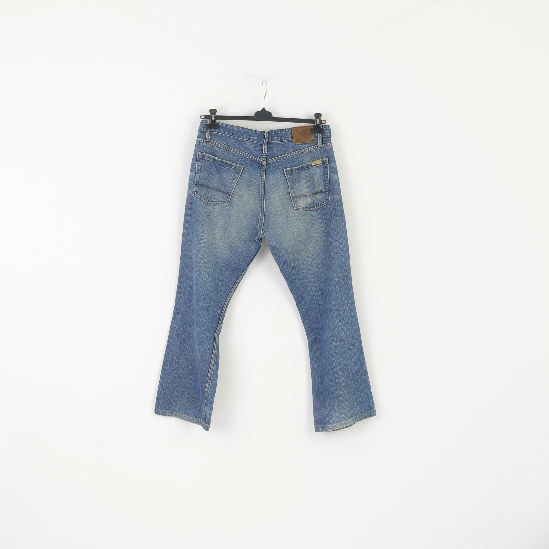 Levi's Denim Men 34 Jeans Trousers Blue Cotton Signature Low Boot Straight Pants - Image 6