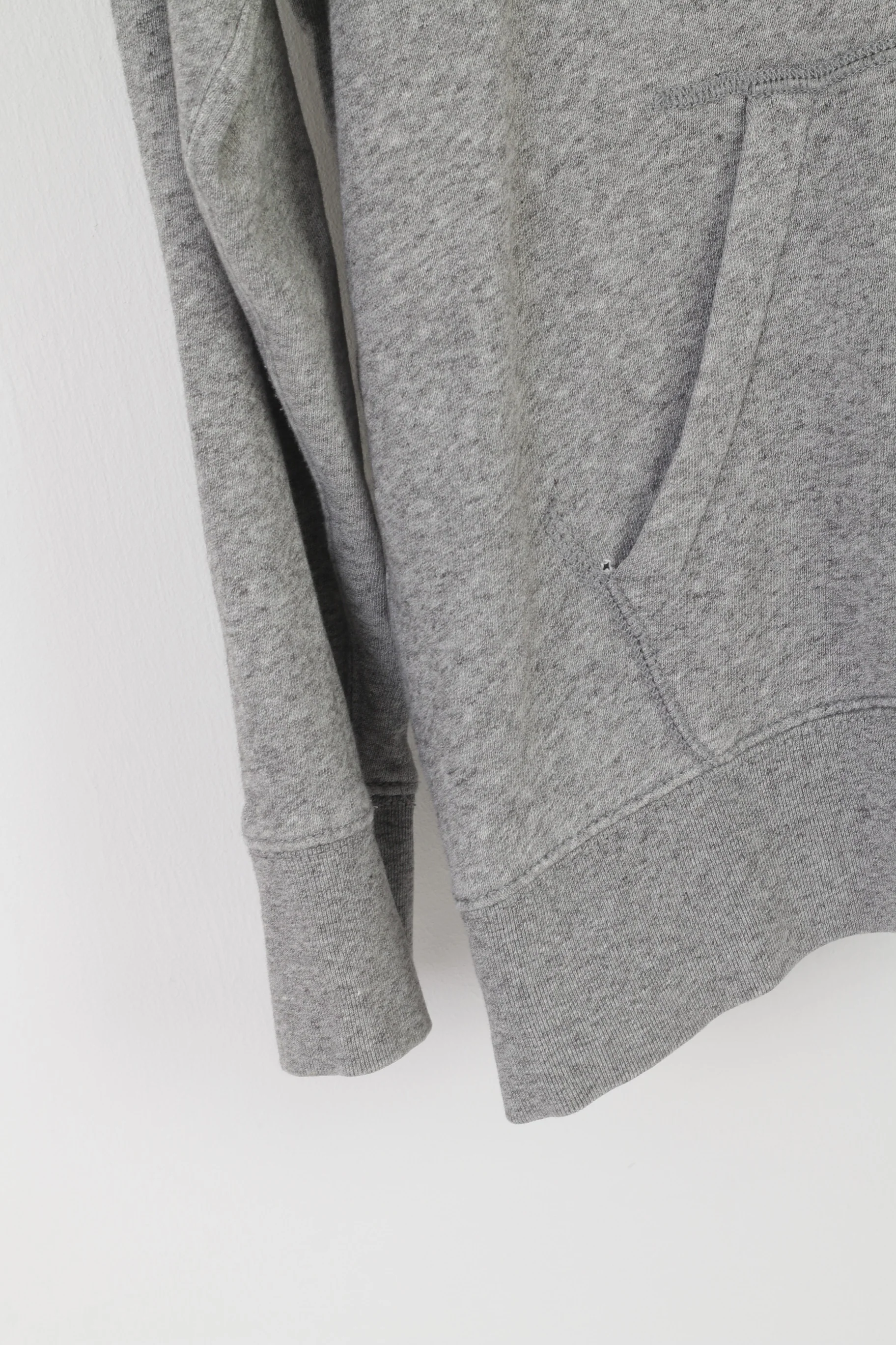 Levi's Men M Sweatshirt Gray Cotton Graphic Logo Hooded Vintage Hoodie - Image 3