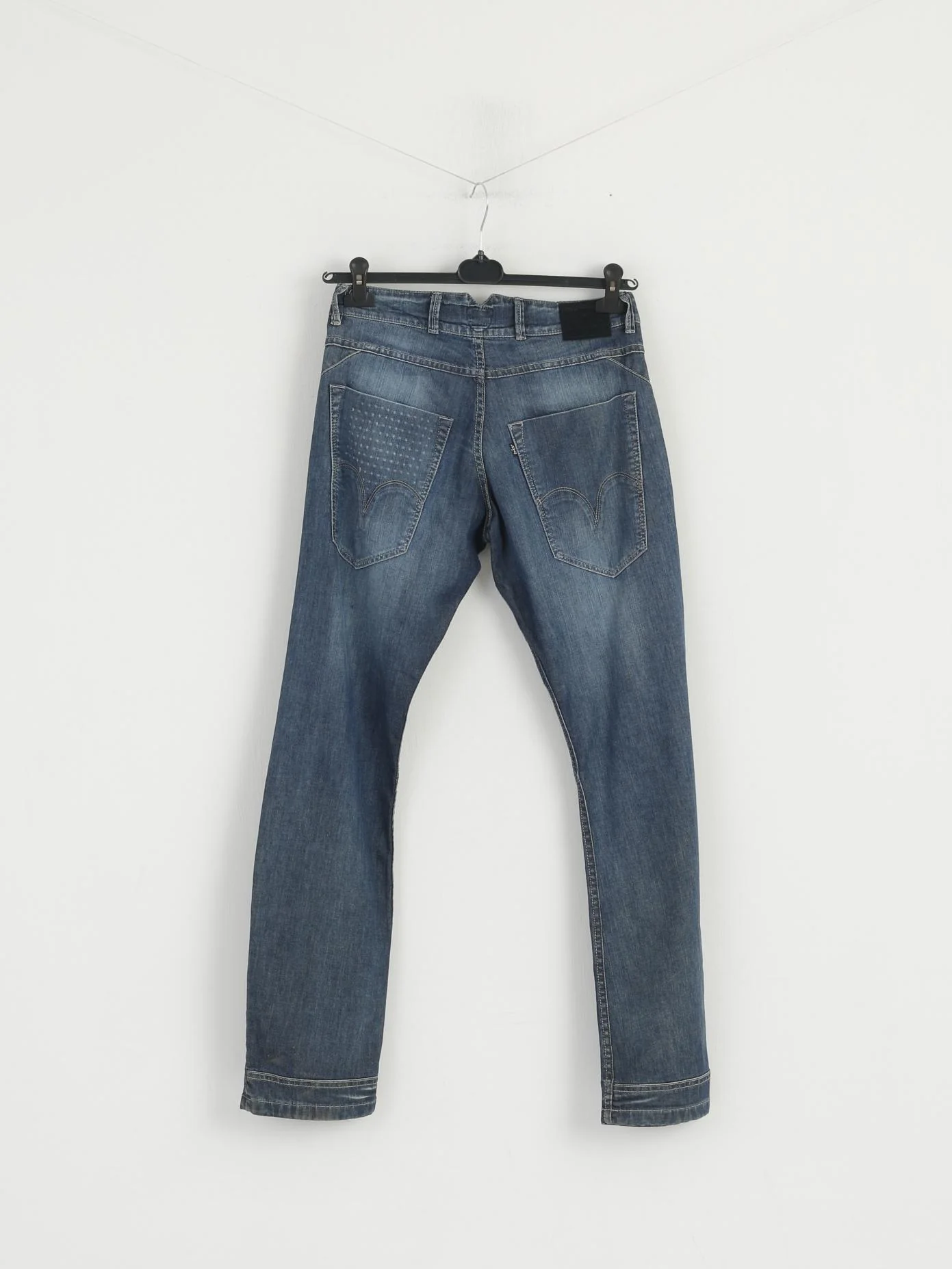 Levi's Red Tab Youth 14 Age Jeans Trousers Cotton Blue Denim Classic Pants - Image 5
