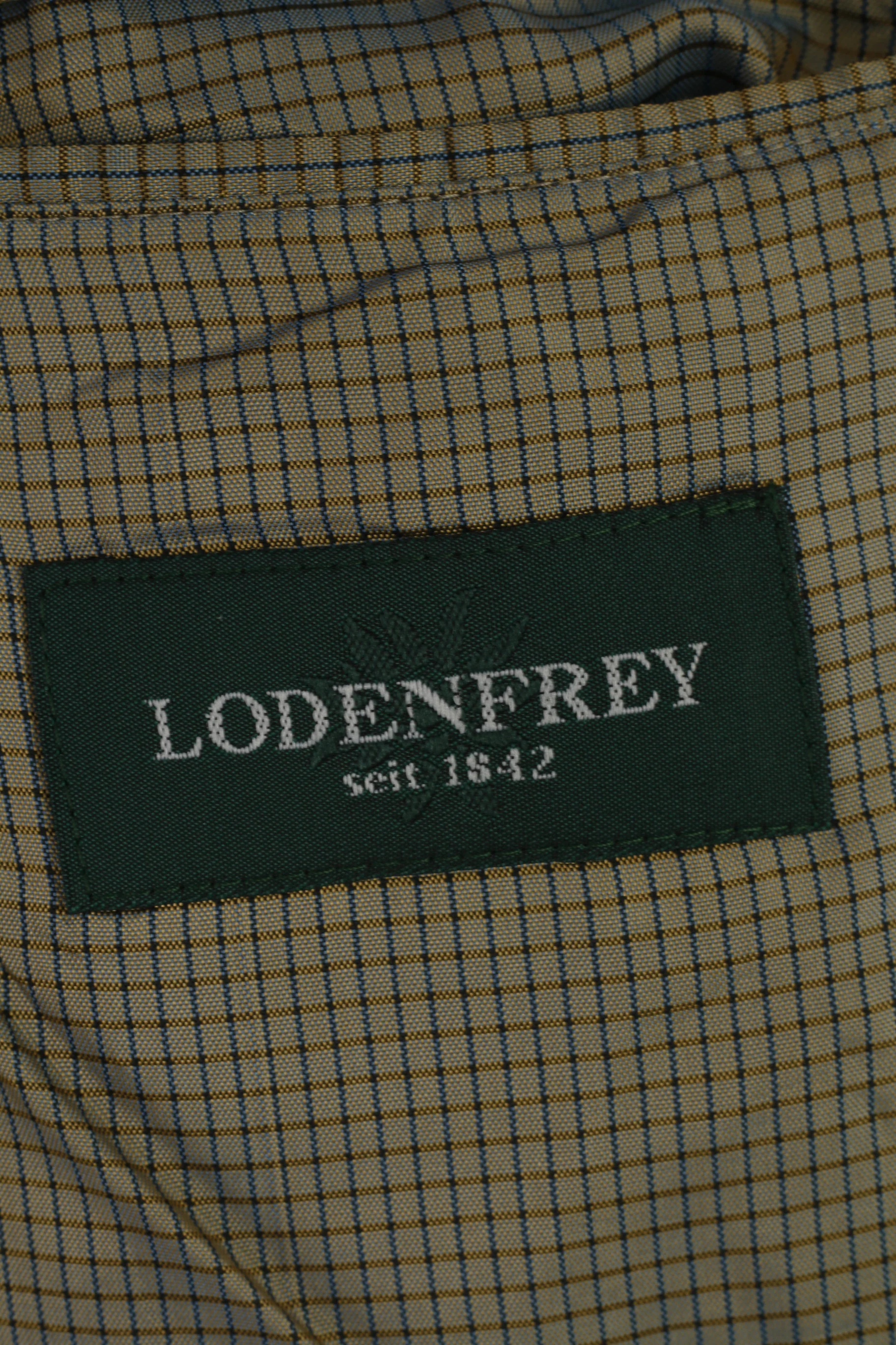 Lodenfrey Men 56 Blazer Wool Grey Vintage Tyrol Tiroler Loden Collar Bottoms Jacket Top - Image 7