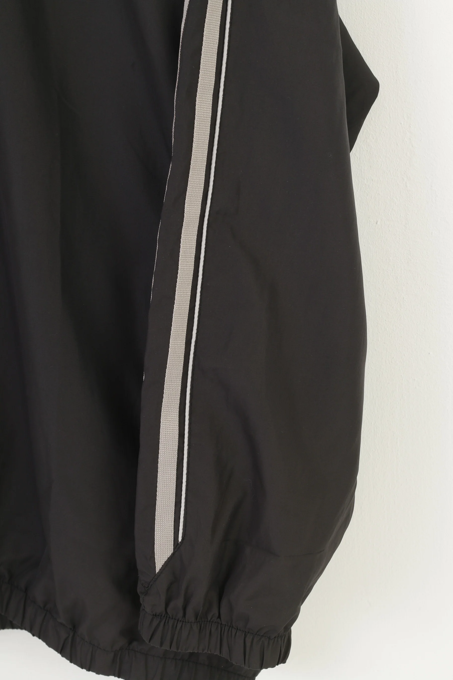 Lonsdale Men XXL Jacket Lightweigt Black Outwear Vintage Full Zipper Top - Image 3