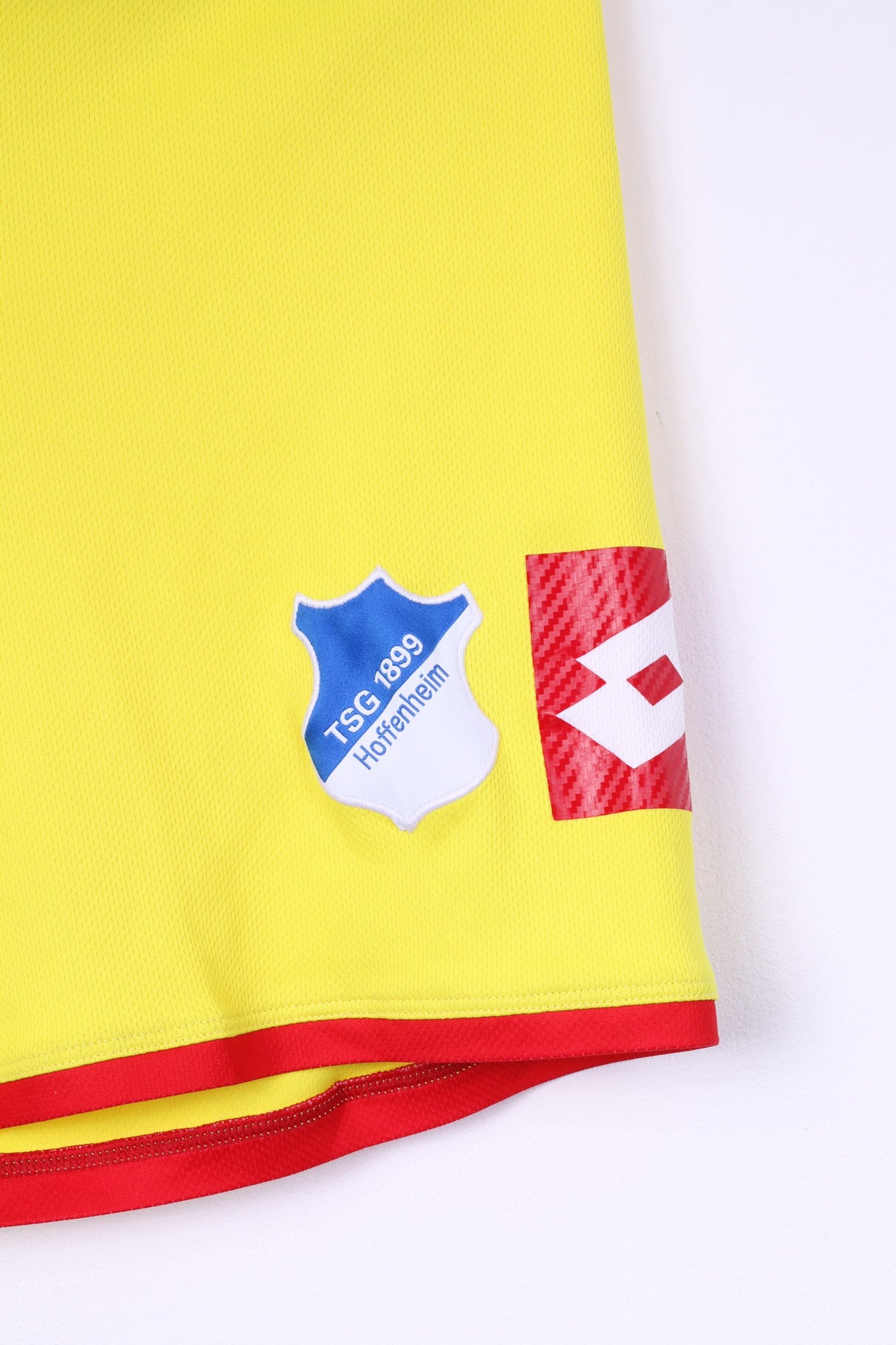 Lotto TSG 1899 Hoffenheim Men S Shorts Yellow Italian Vintage Football Sport - Image 2