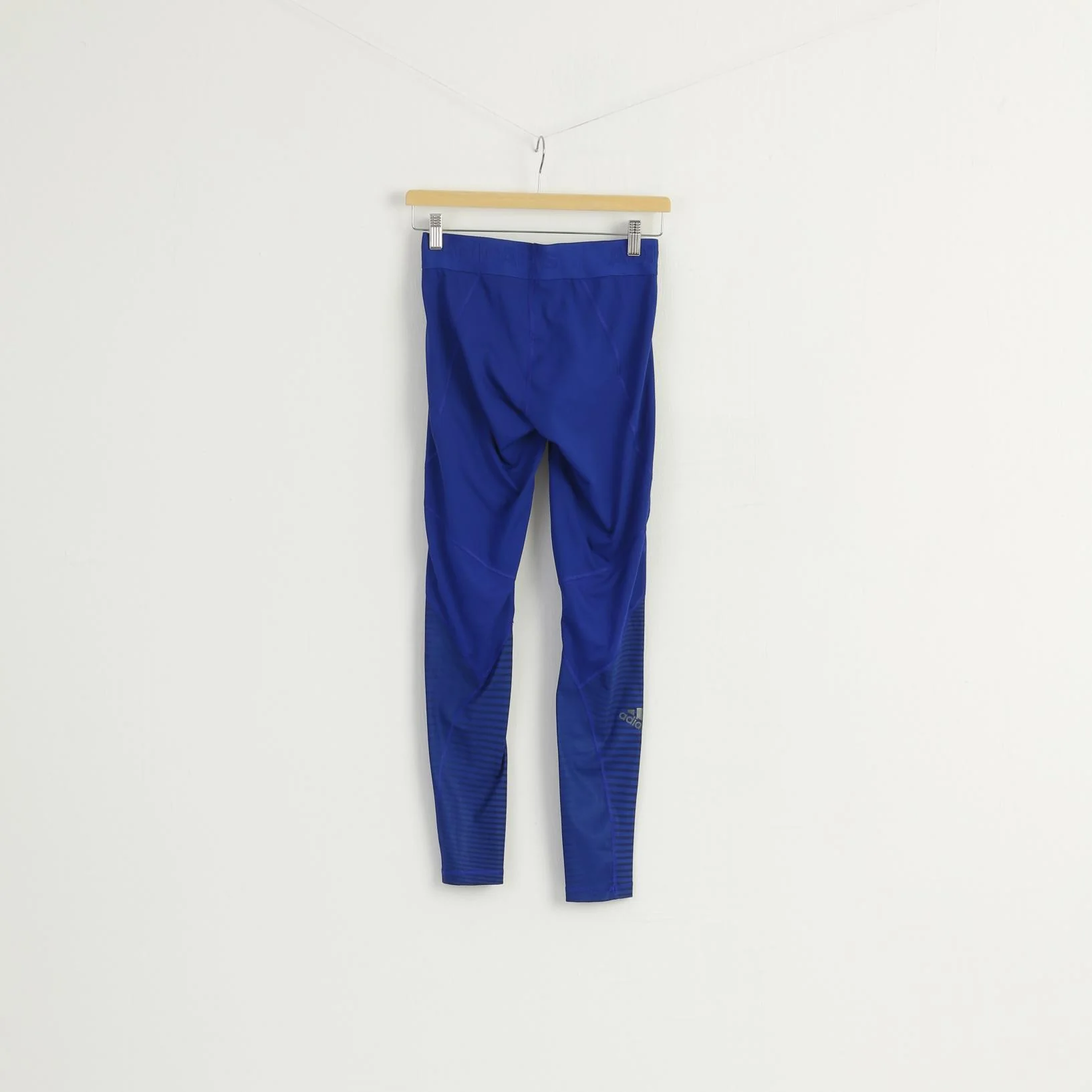 Adidas Women 36 S Leggings Blue Techfit Compression Sportswear Active - Image 6