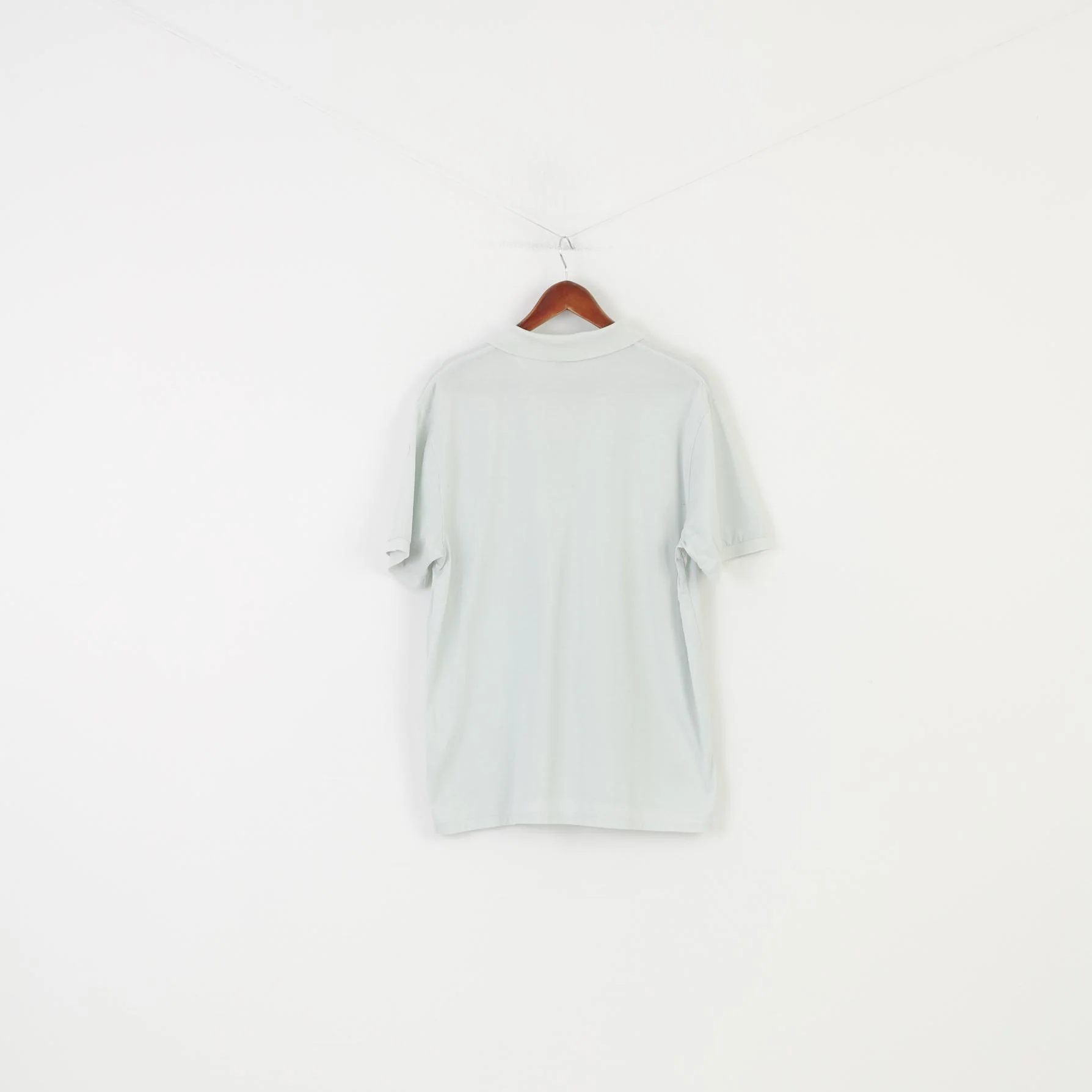 Lyle&Scott Men XL Polo Shirt Light Blue Cotton Collar EST 1874 Scotland Short Sleeve Top - Image 6