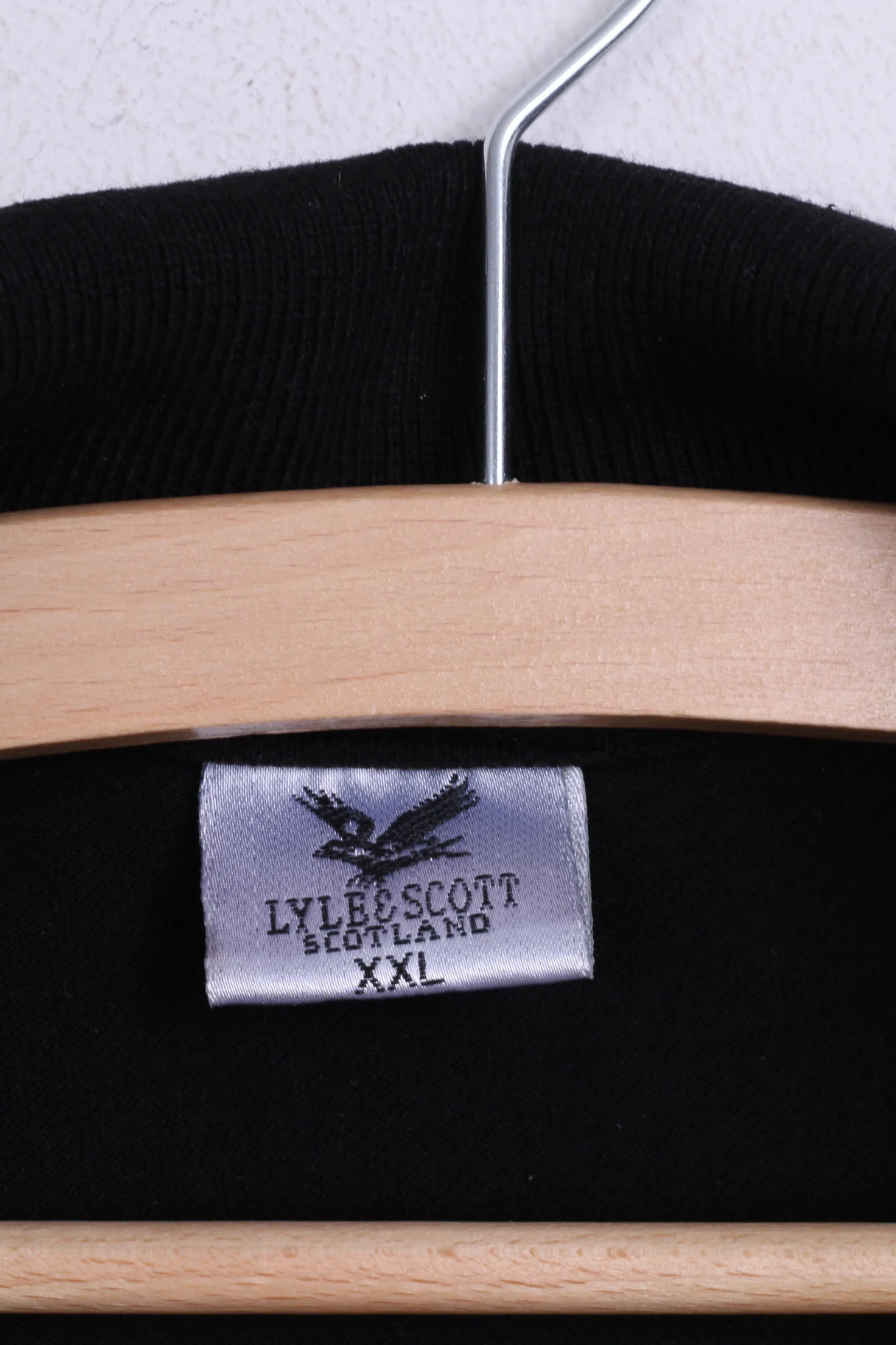 Lyle & Scott Mens 2XL Polo Shirt Black Cotton XXL Sport - Image 4