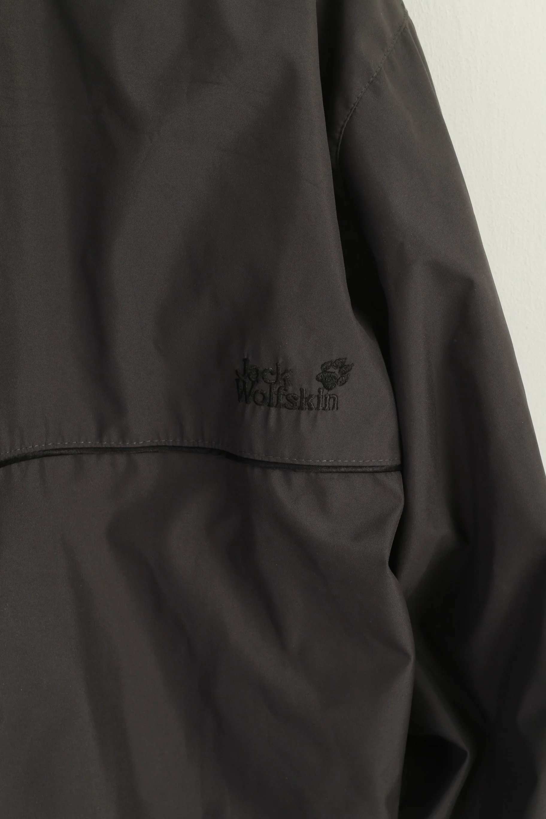 Jack Wolfskin Men 6XL Jacket Gray Outdoor 2in1 Fleece Inside Full Zipper Top - Image 6